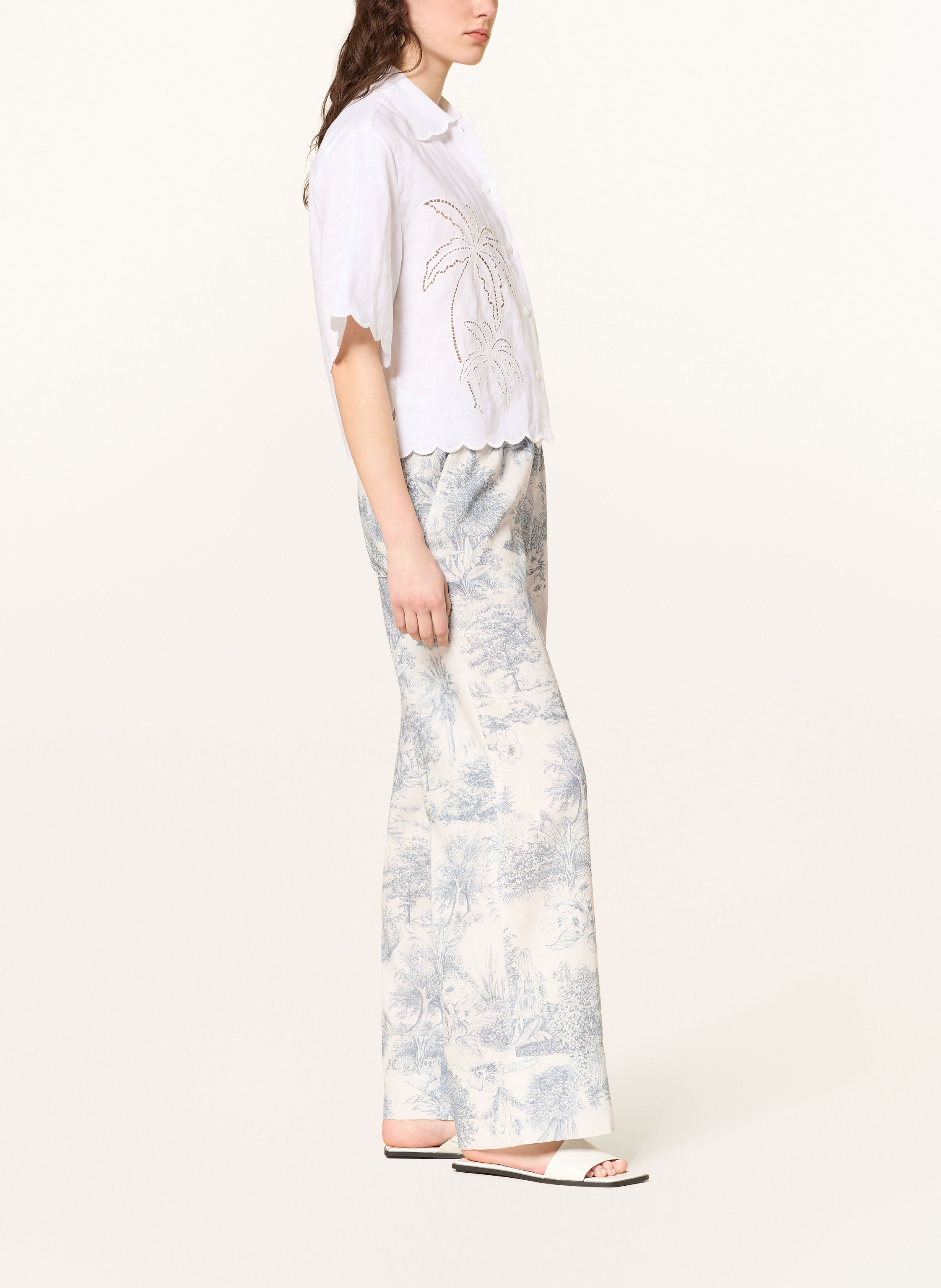 Thumbnail - Seductive Marlenehose Violetta blau