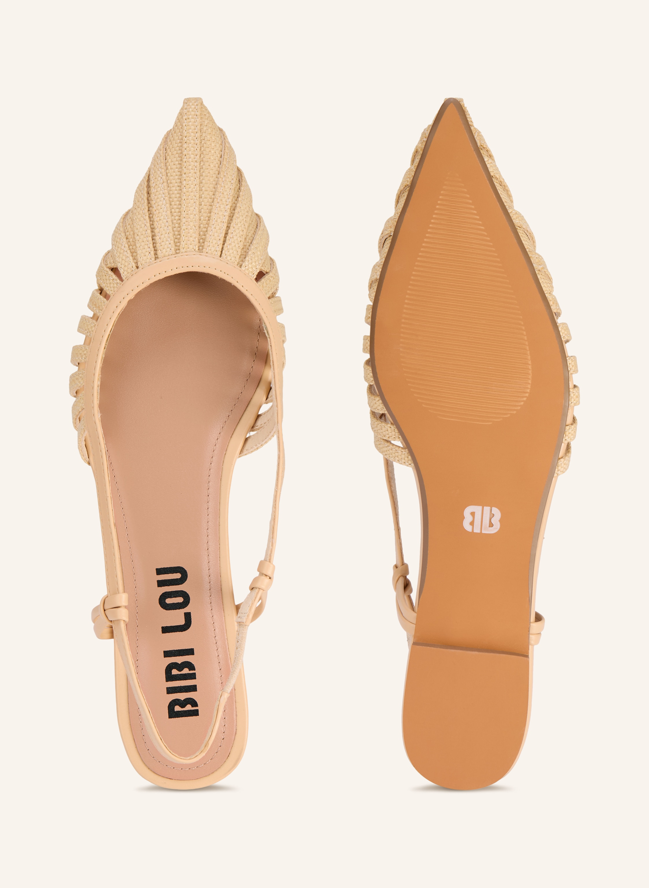 Thumbnail - Bibi Lou Slingballerinas Zin beige
