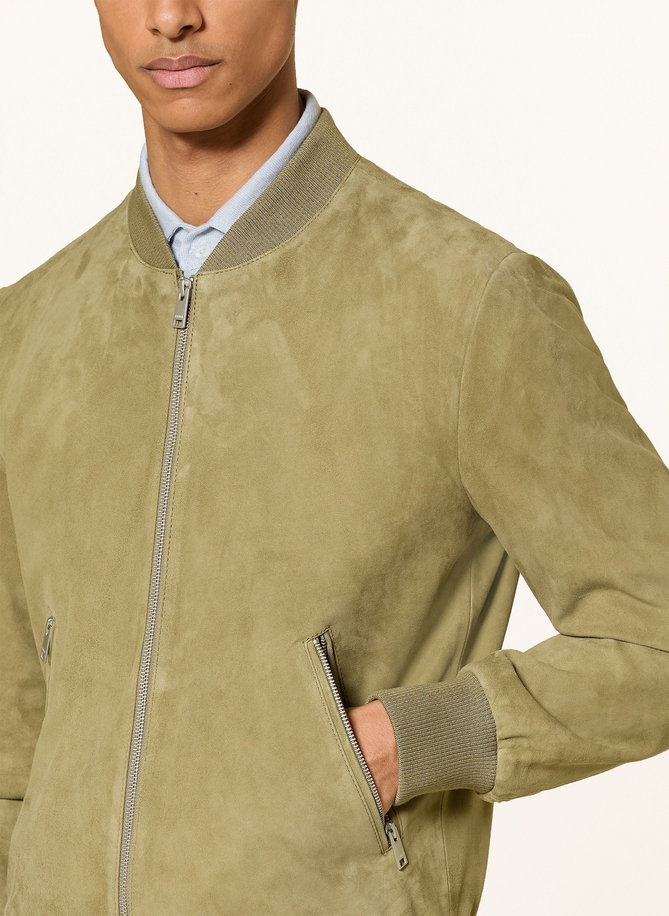 Thumbnail - Arma Lederblouson Didier gruen