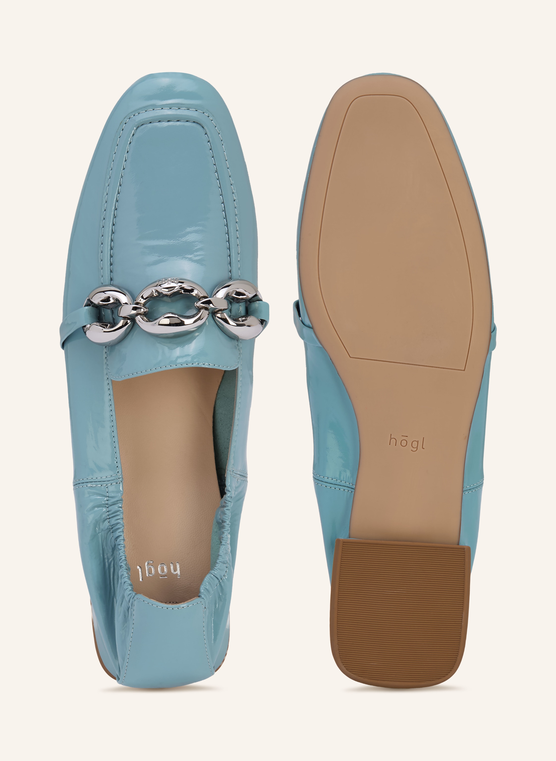 Thumbnail - Högl Lack-Loafer blau