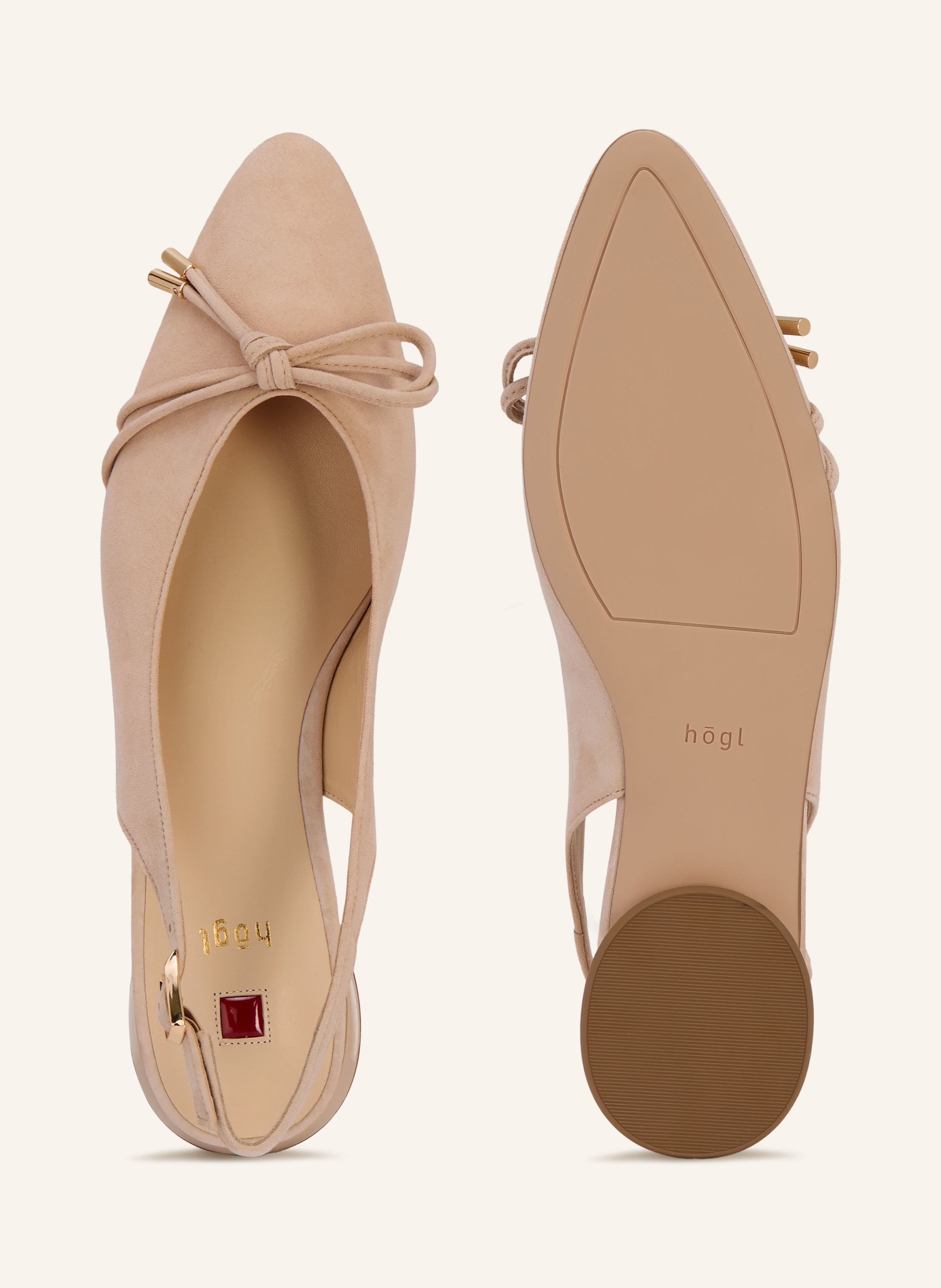 Thumbnail - Högl Slingballerinas weiss