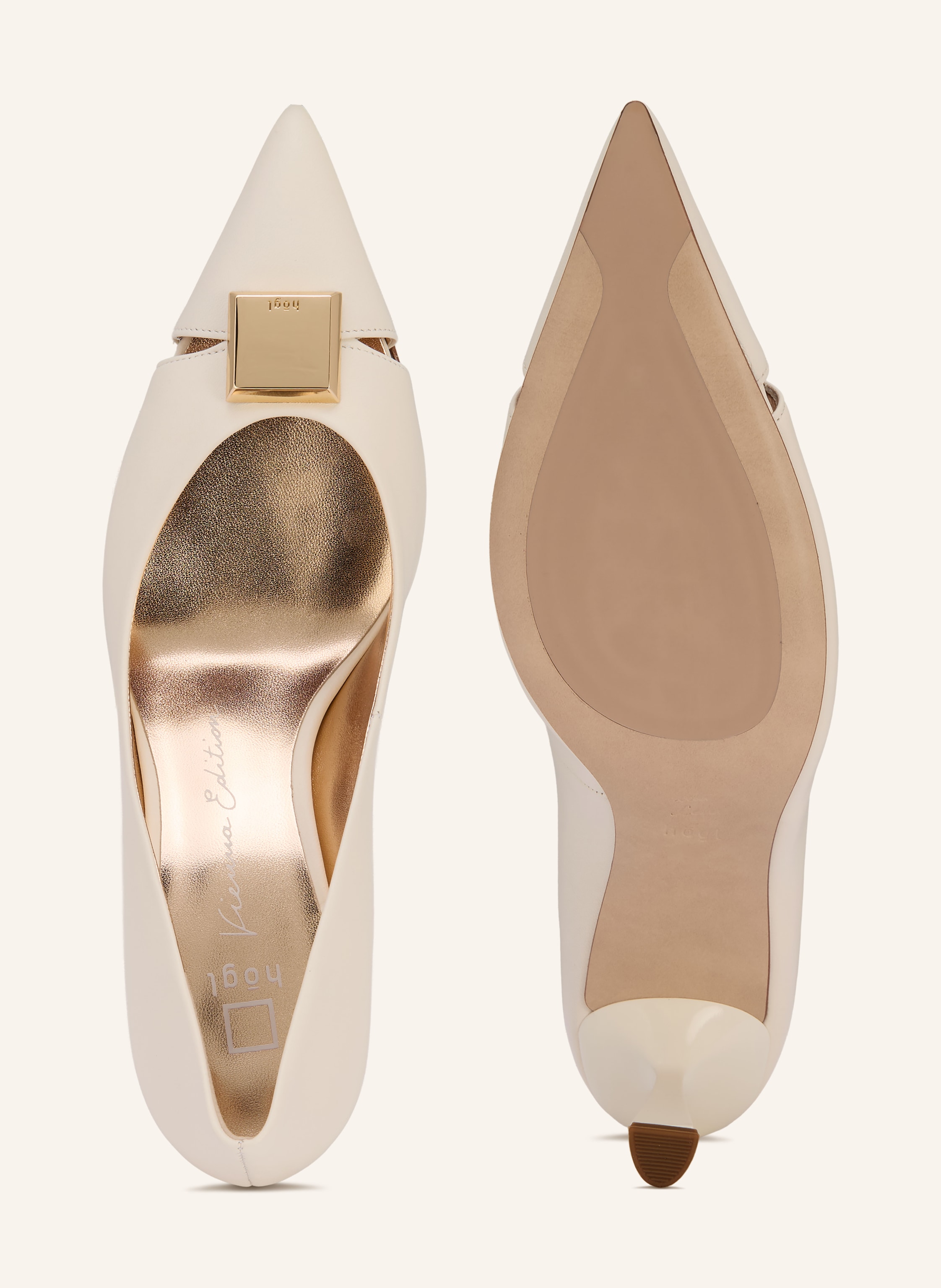 Thumbnail - Högl Pumps Mit Cut-Outs weiss