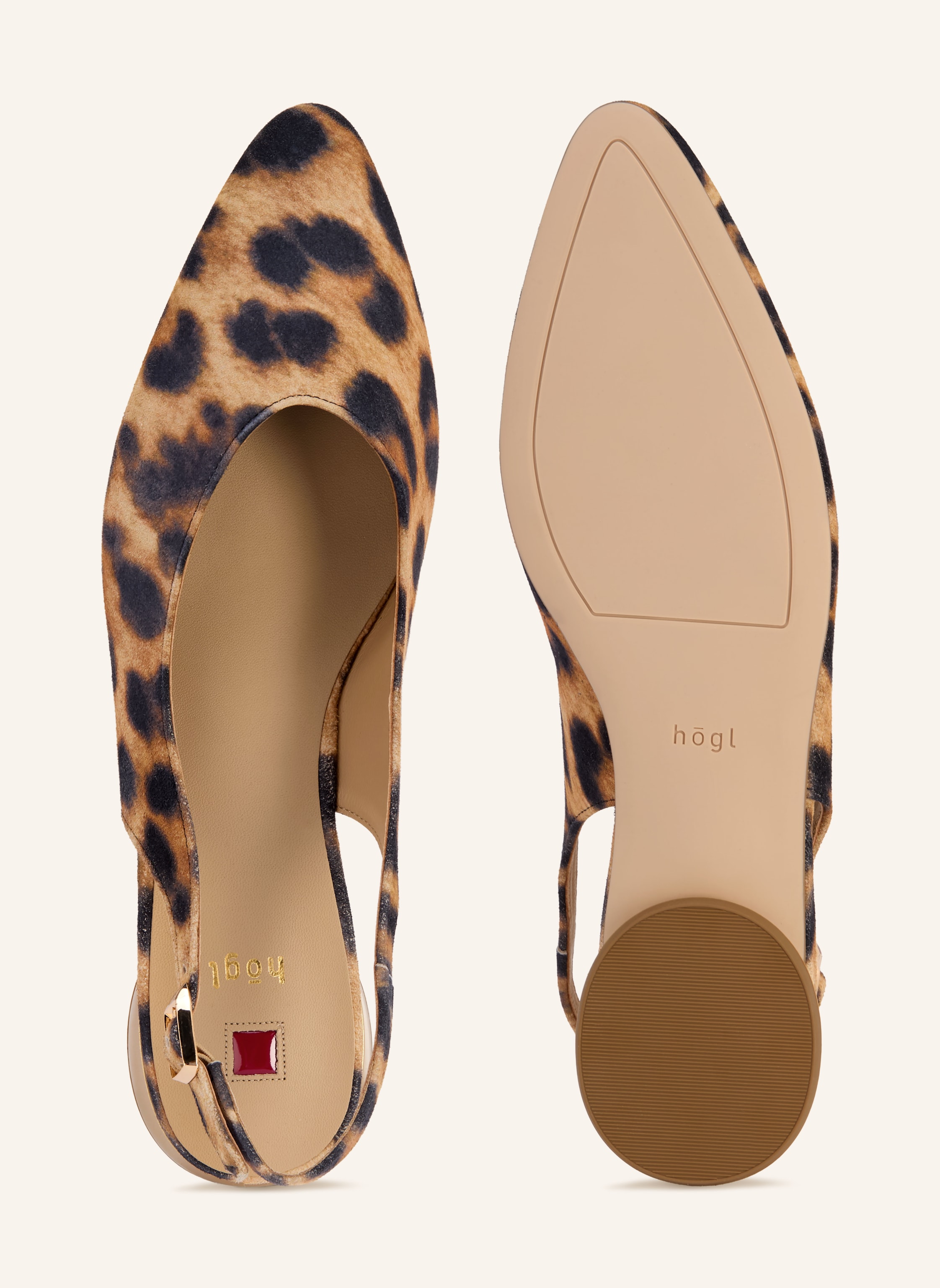 Thumbnail - Högl Slingballerinas braun