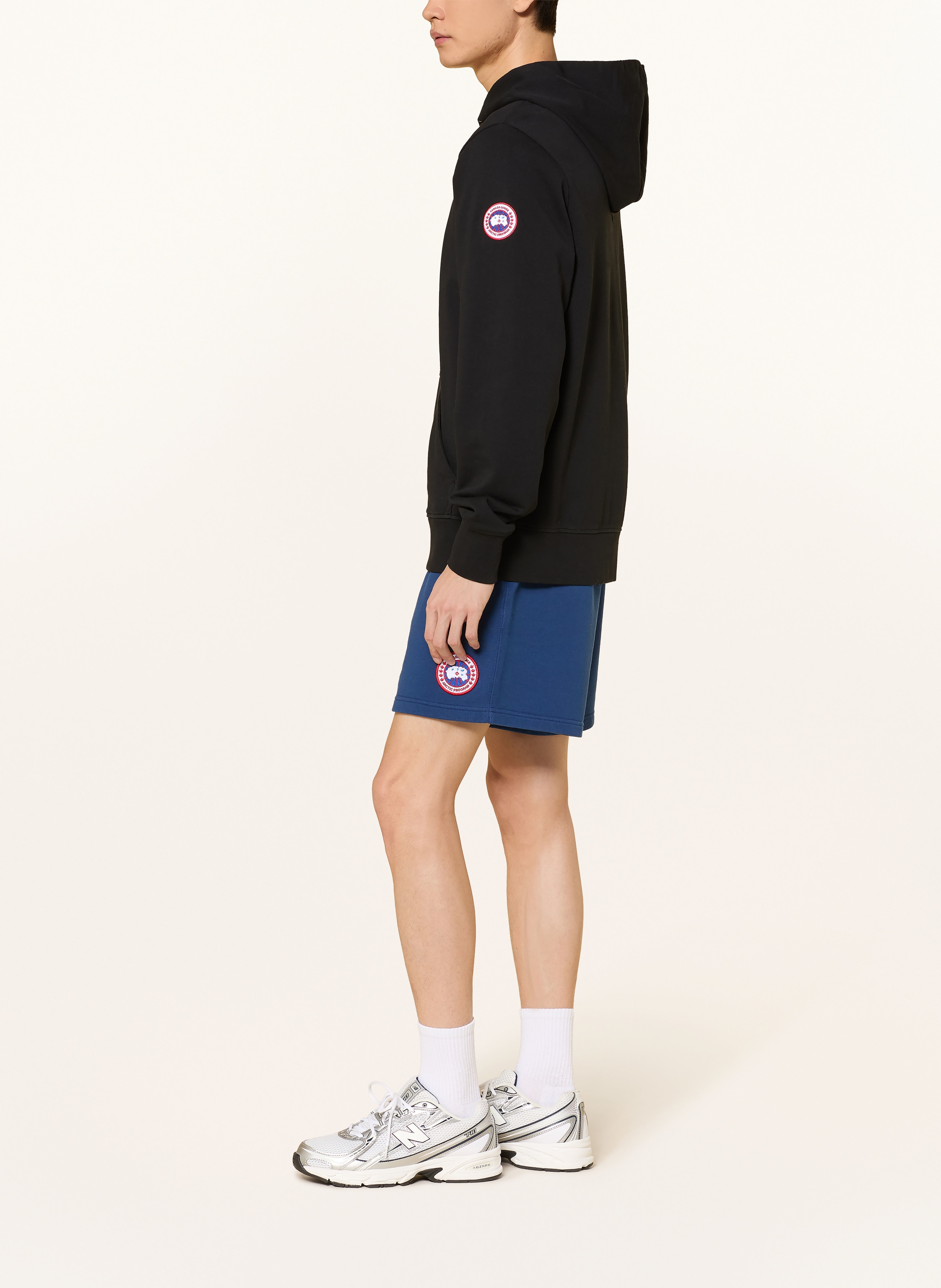 Thumbnail - Canada Goose Sweatshorts Rove blau