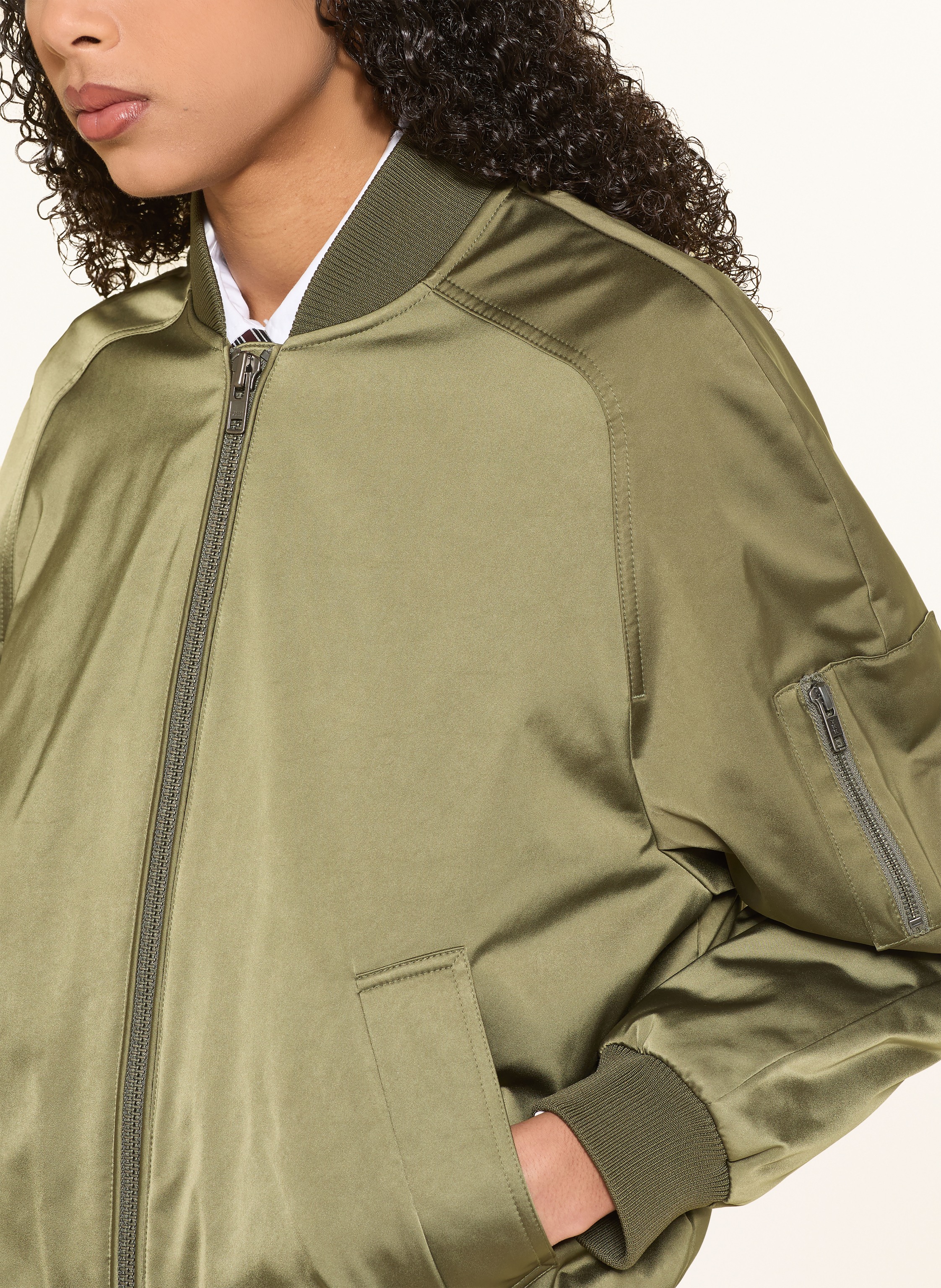 Thumbnail - Drykorn Satinblouson Brays gruen