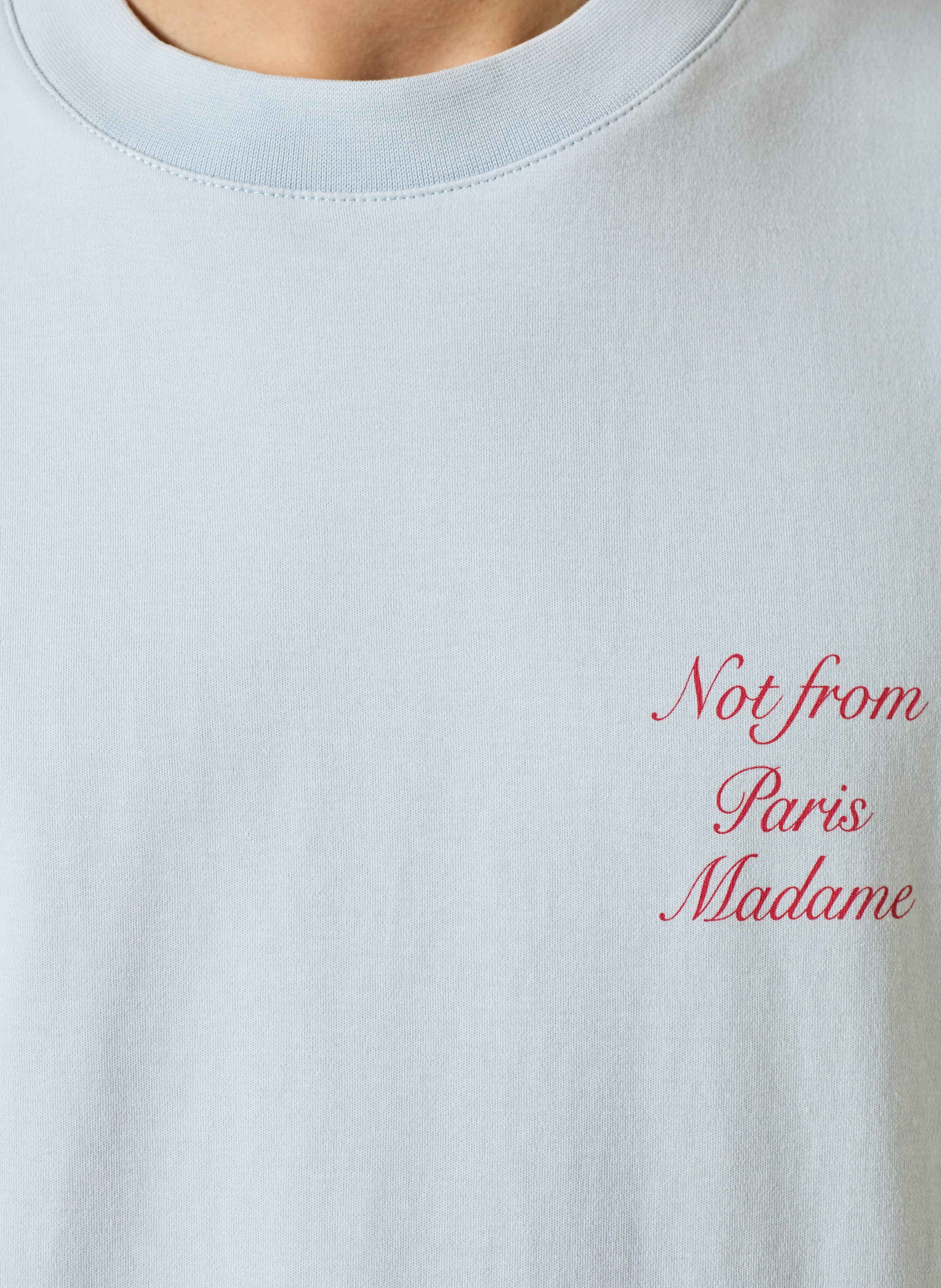 Thumbnail - Drôle De Monsieur T-Shirt Le T-Shirt Slogan Calligraphy blau