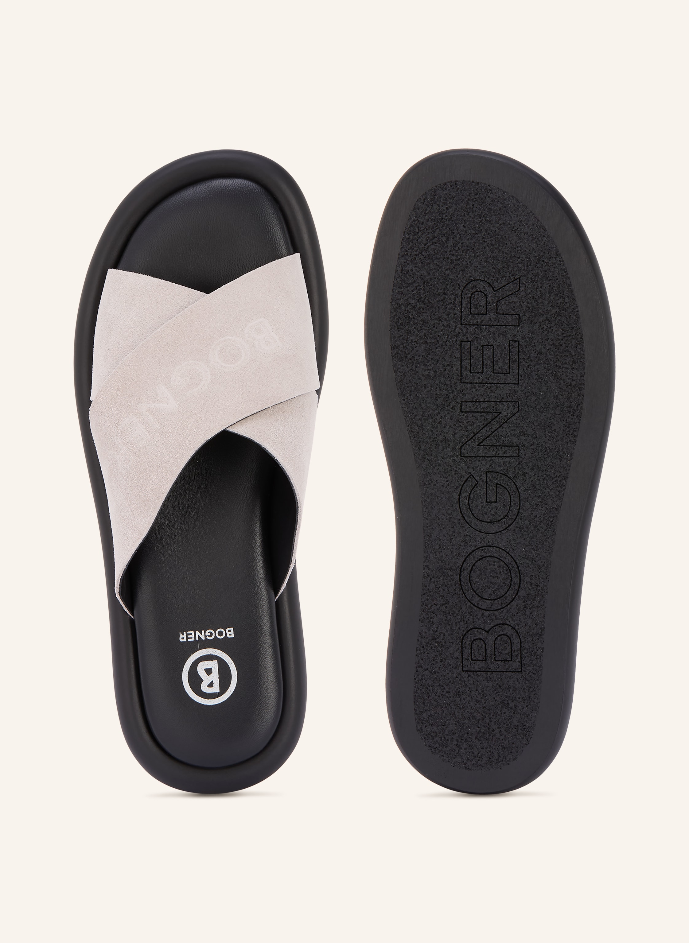 Thumbnail - Bogner Pantoletten Portofino beige