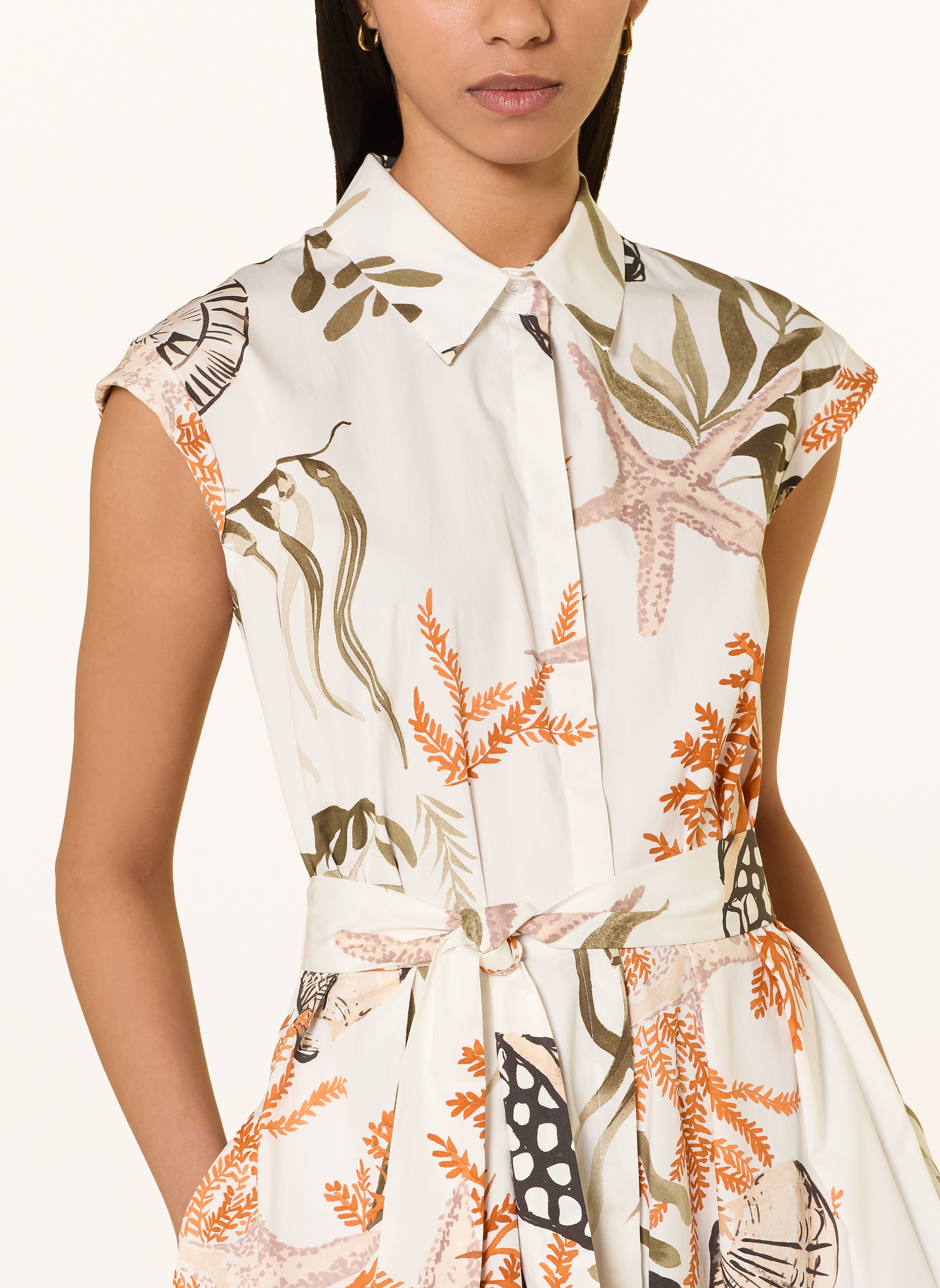 Thumbnail - Marella Hemdblusenkleid weiss