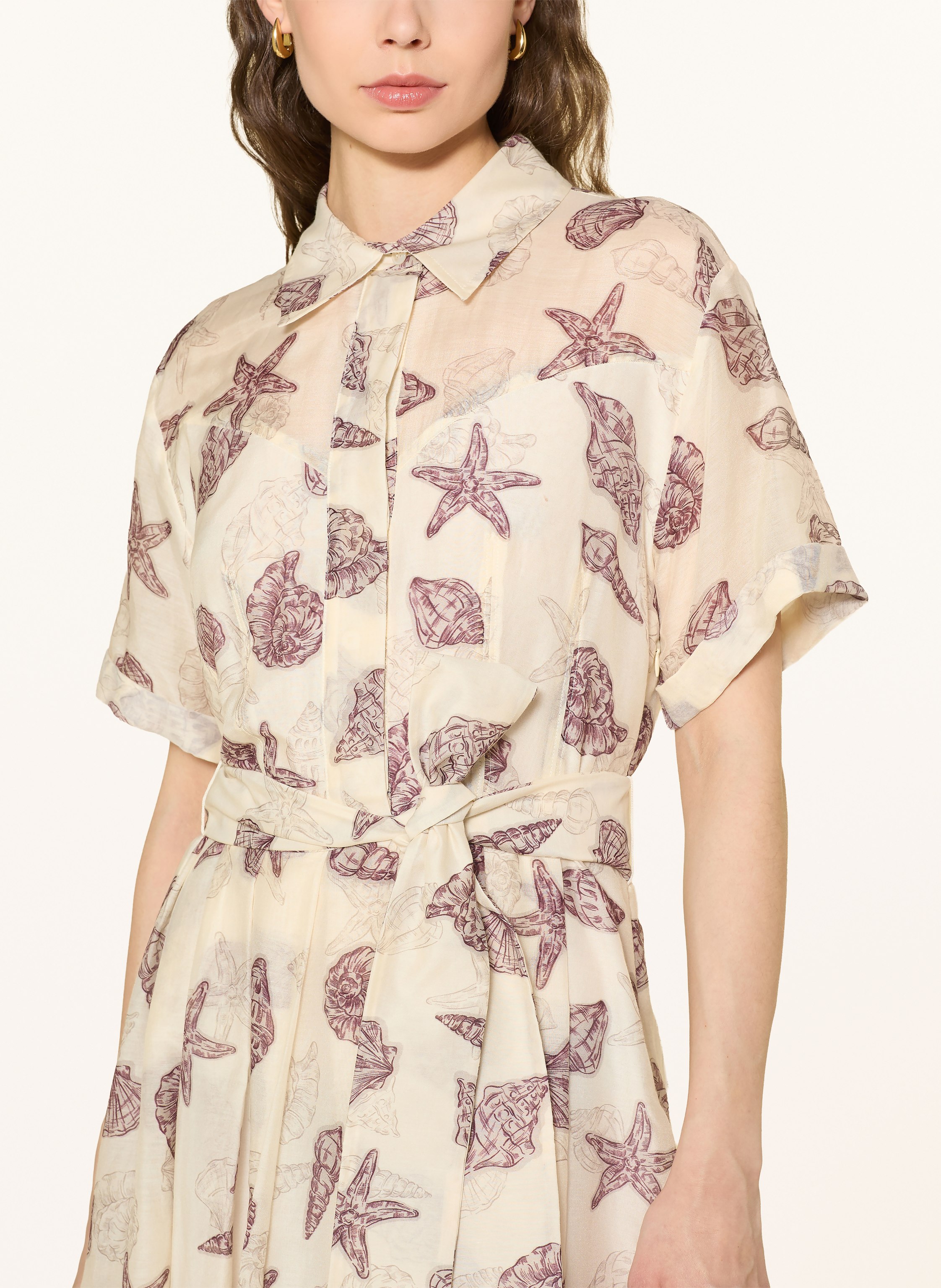 Thumbnail - Marella Hemdblusenkleid weiss