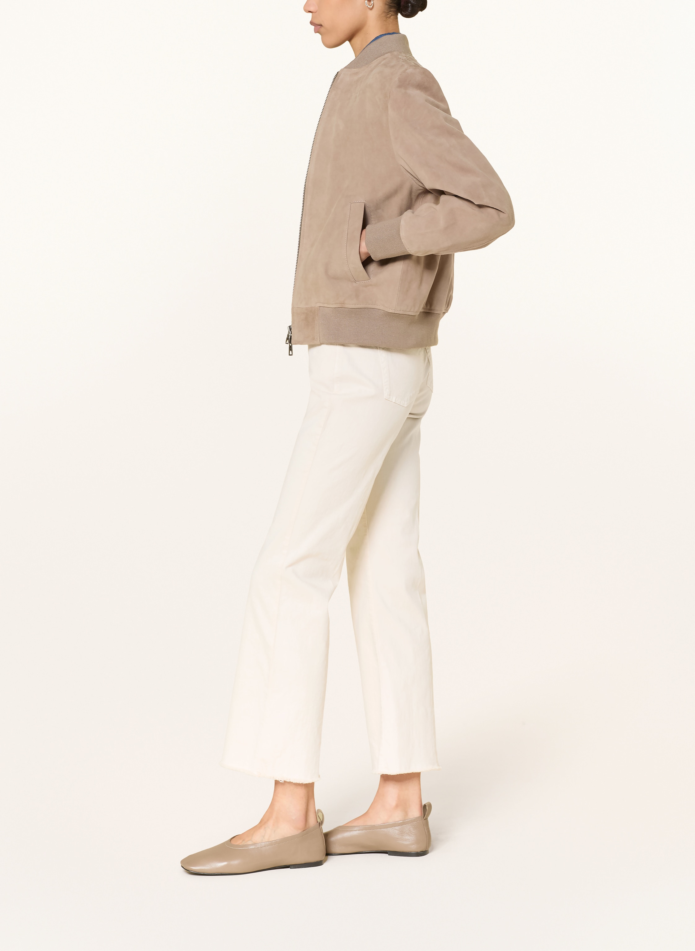 Thumbnail - Raffaello Rossi Bootcut Jeans Vic beige