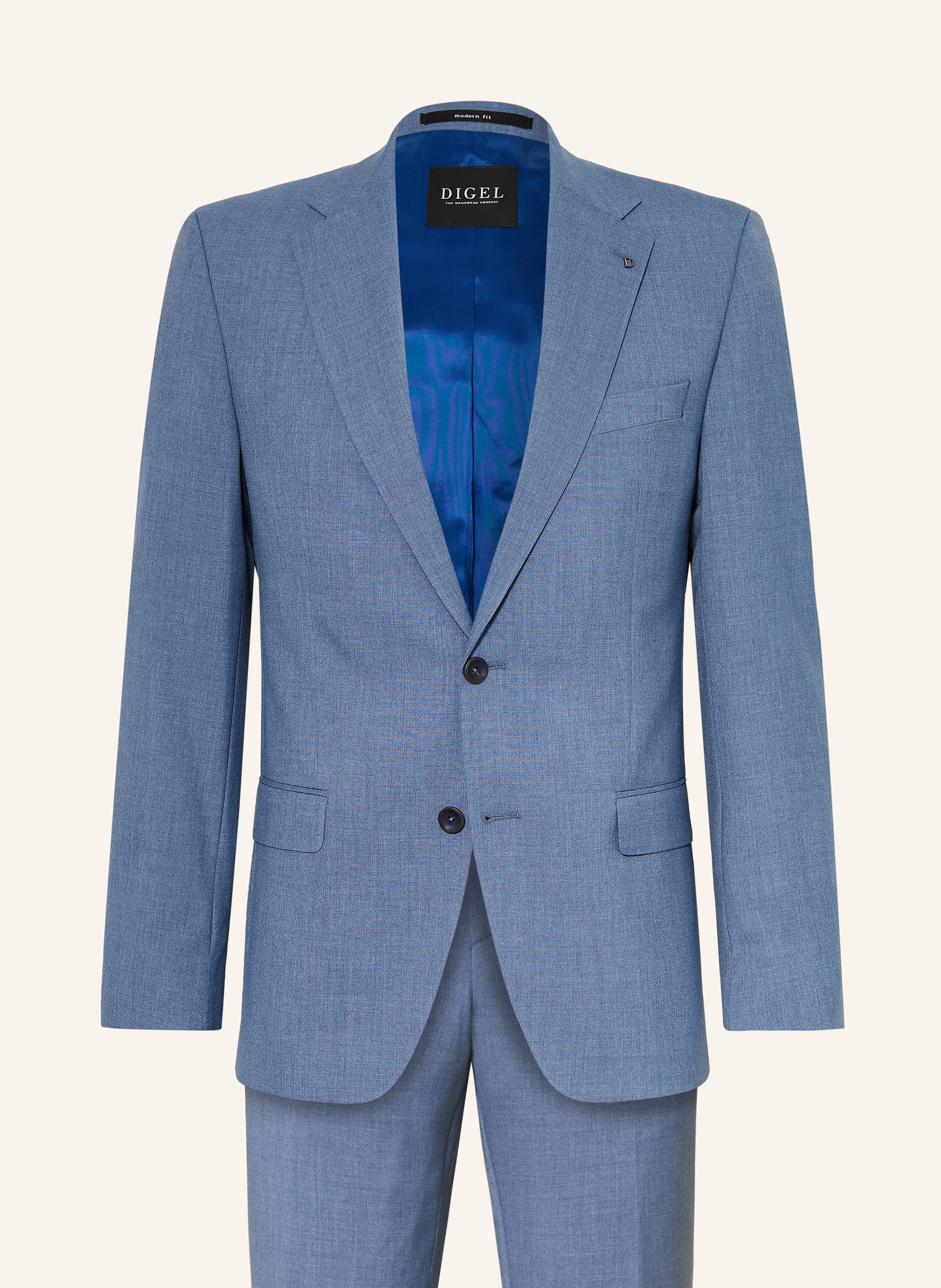 Digel Anzug Daren Modern Fit blau
