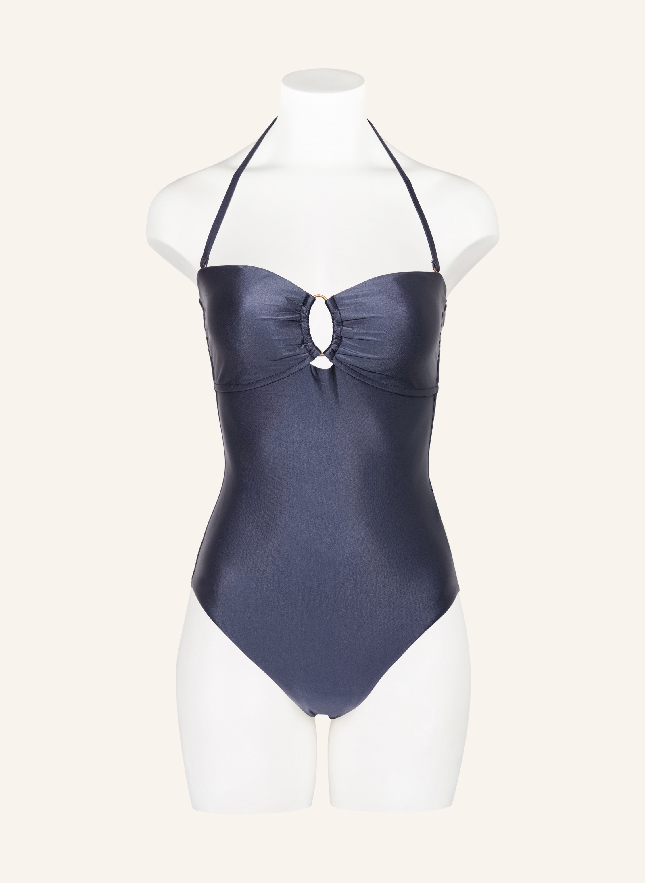 Thumbnail - Seafolly Bandeau-Badeanzug Belle blau