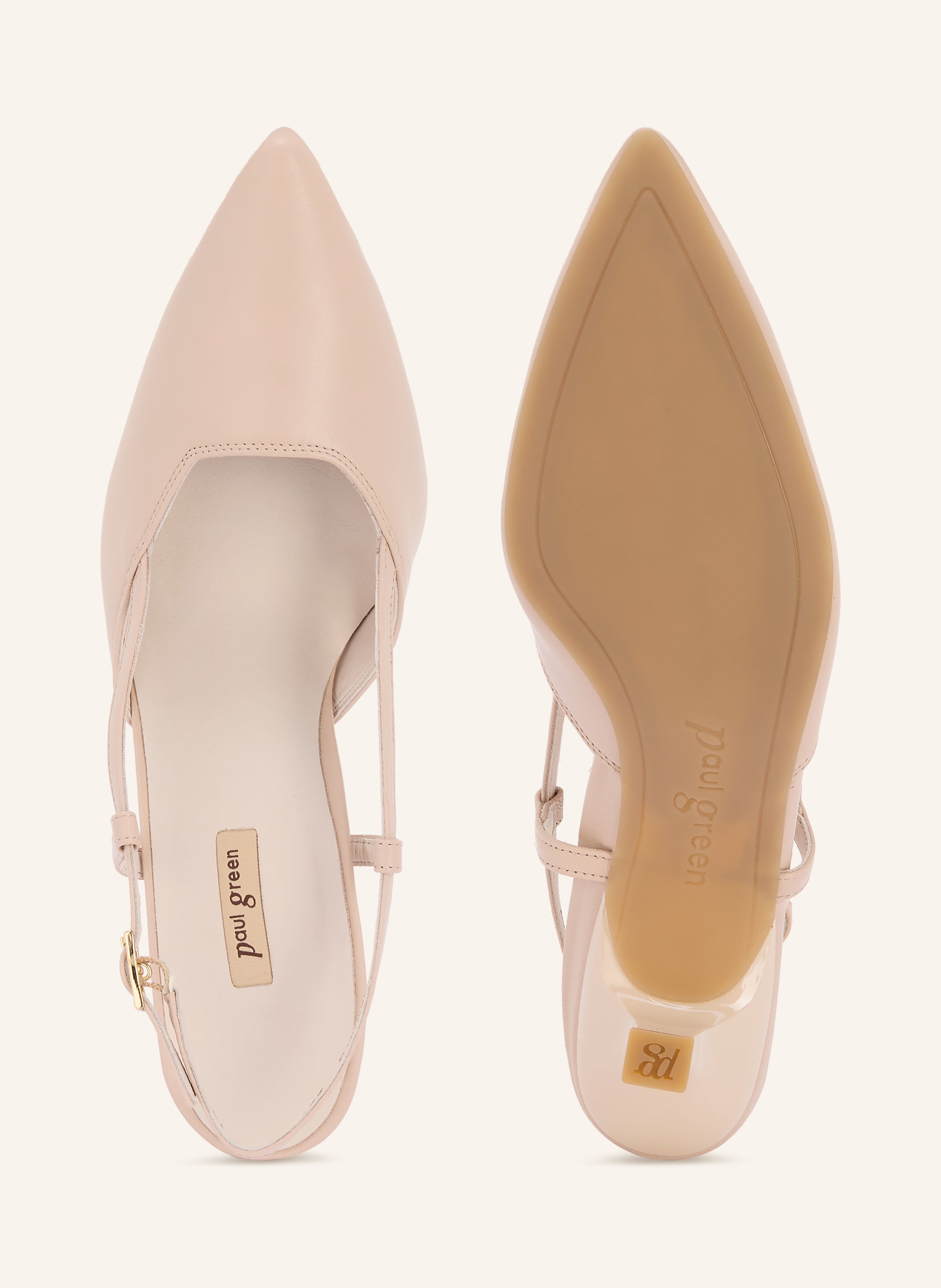 Thumbnail - Paul Green Slingpumps beige