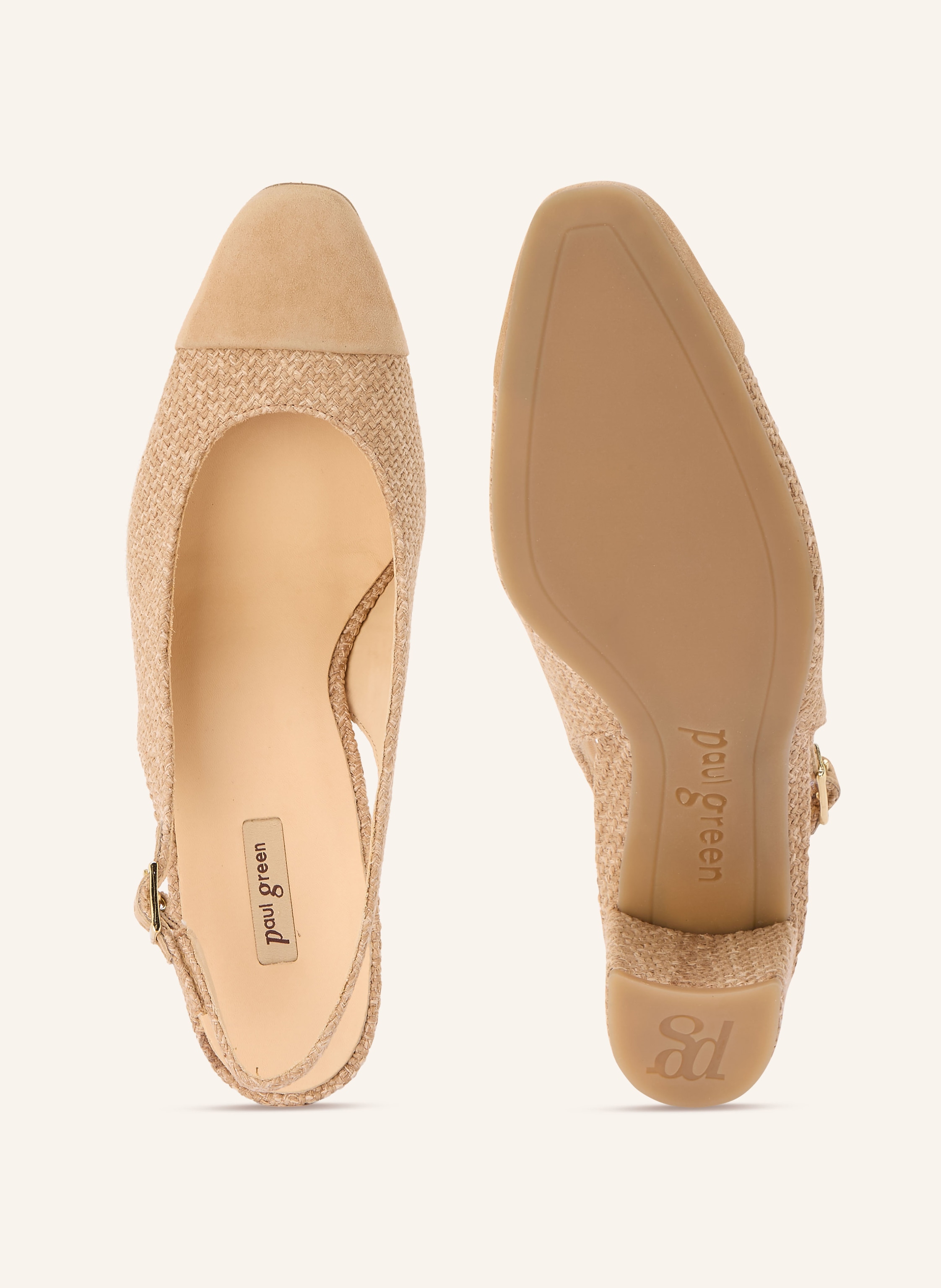 Thumbnail - Paul Green Slingpumps braun