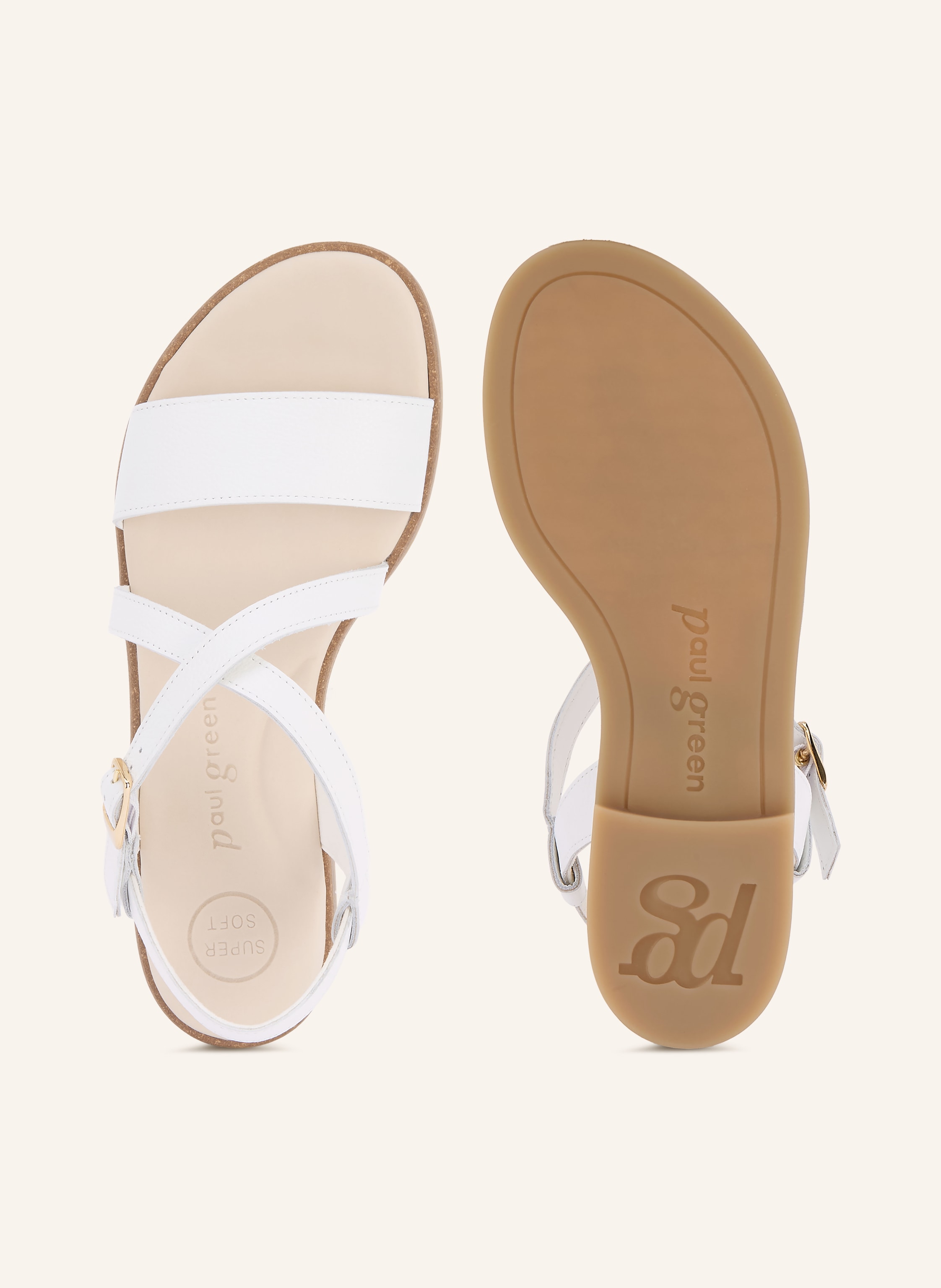 Thumbnail - Paul Green Sandalen weiss