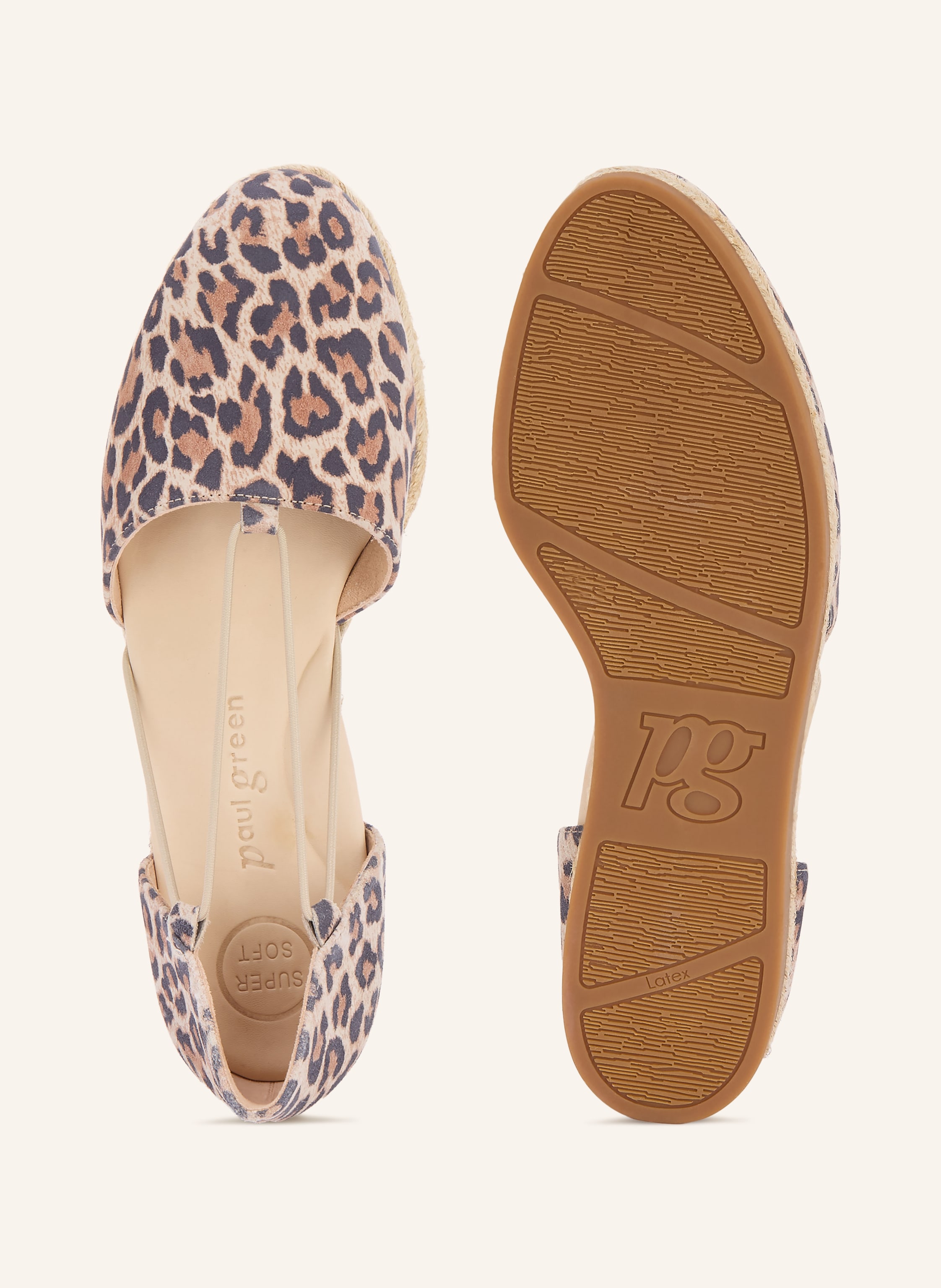 Thumbnail - Paul Green Espadrilles beige