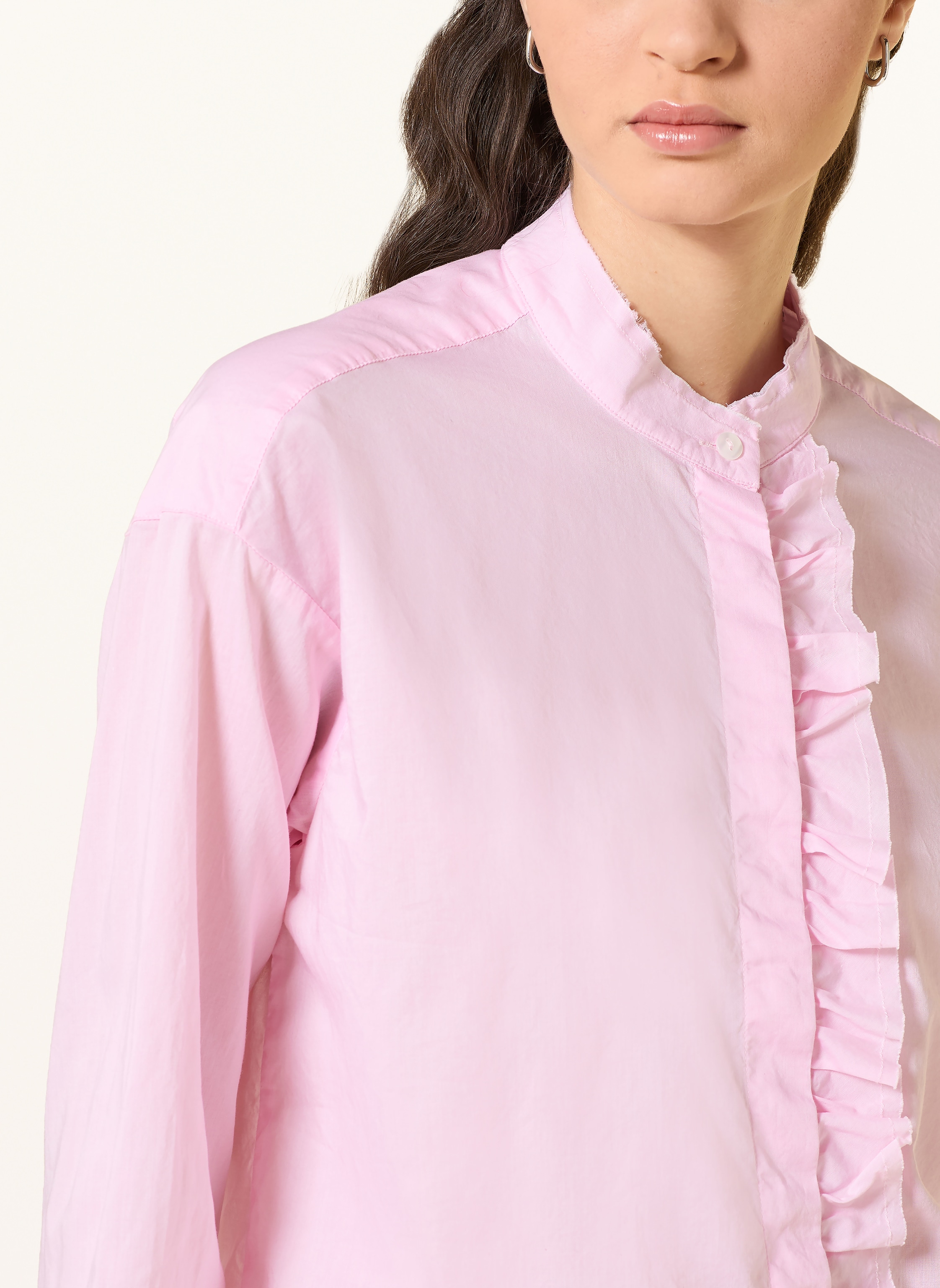 Thumbnail - Rossana Diva Bluse Mit Rüschen rosa