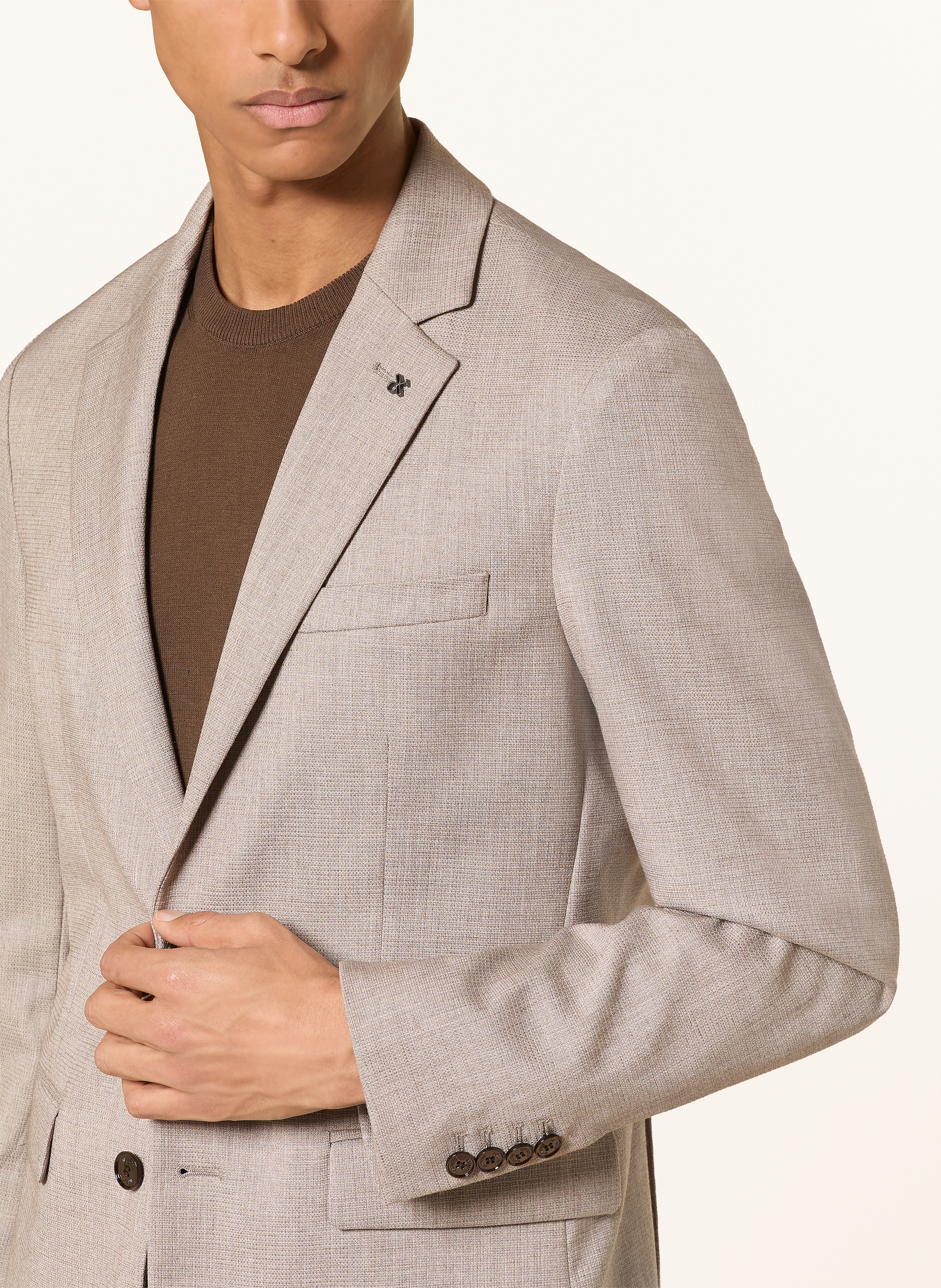 Thumbnail - Distretto 12 Anzugsakko Acanto Slim Fit beige