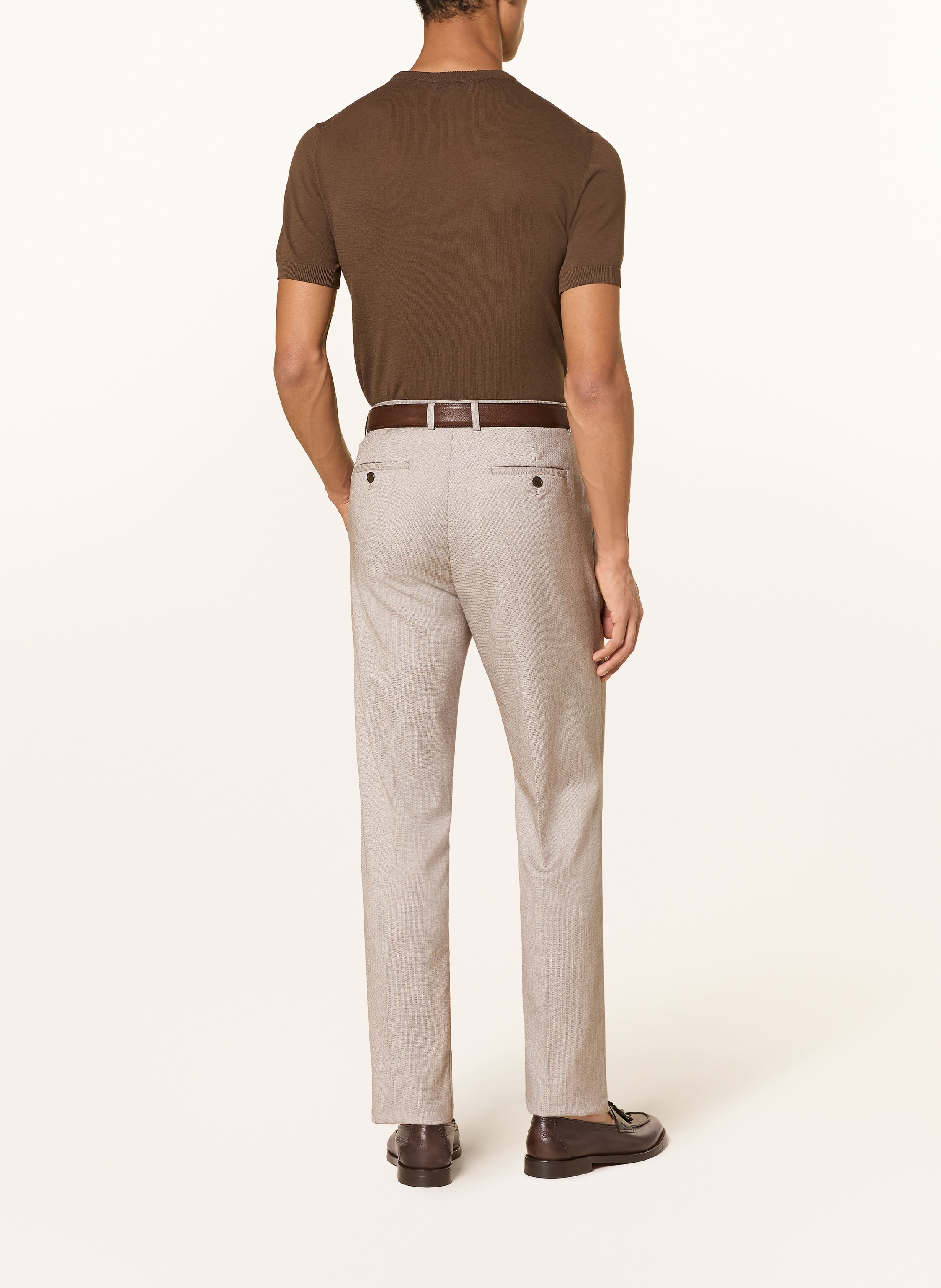 Thumbnail - Distretto 12 Anzughose Acanto Regular Fit beige