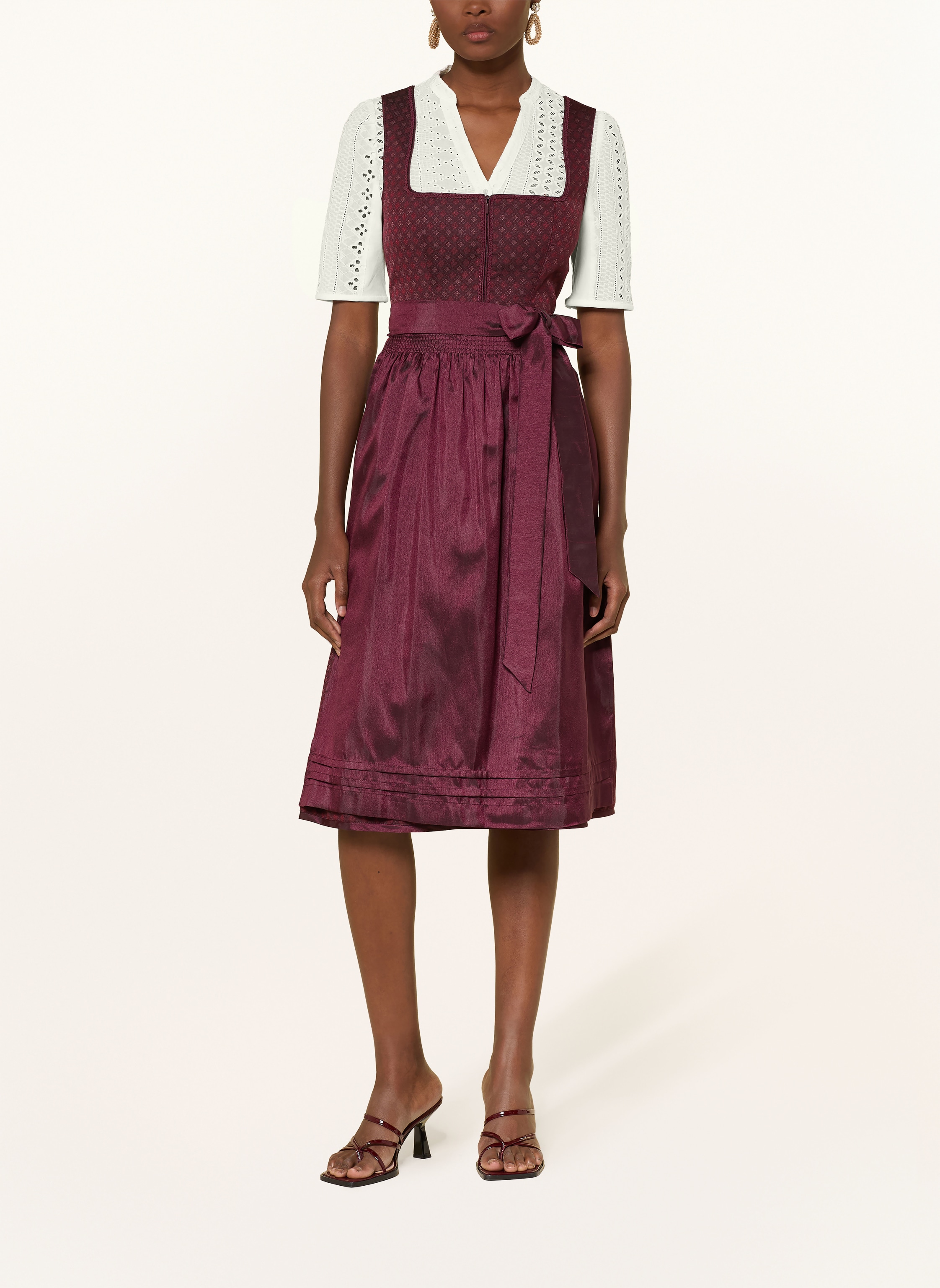 Thumbnail - Spieth & Wensky Dirndlbluse Hilke Mit Lochspitze weiss