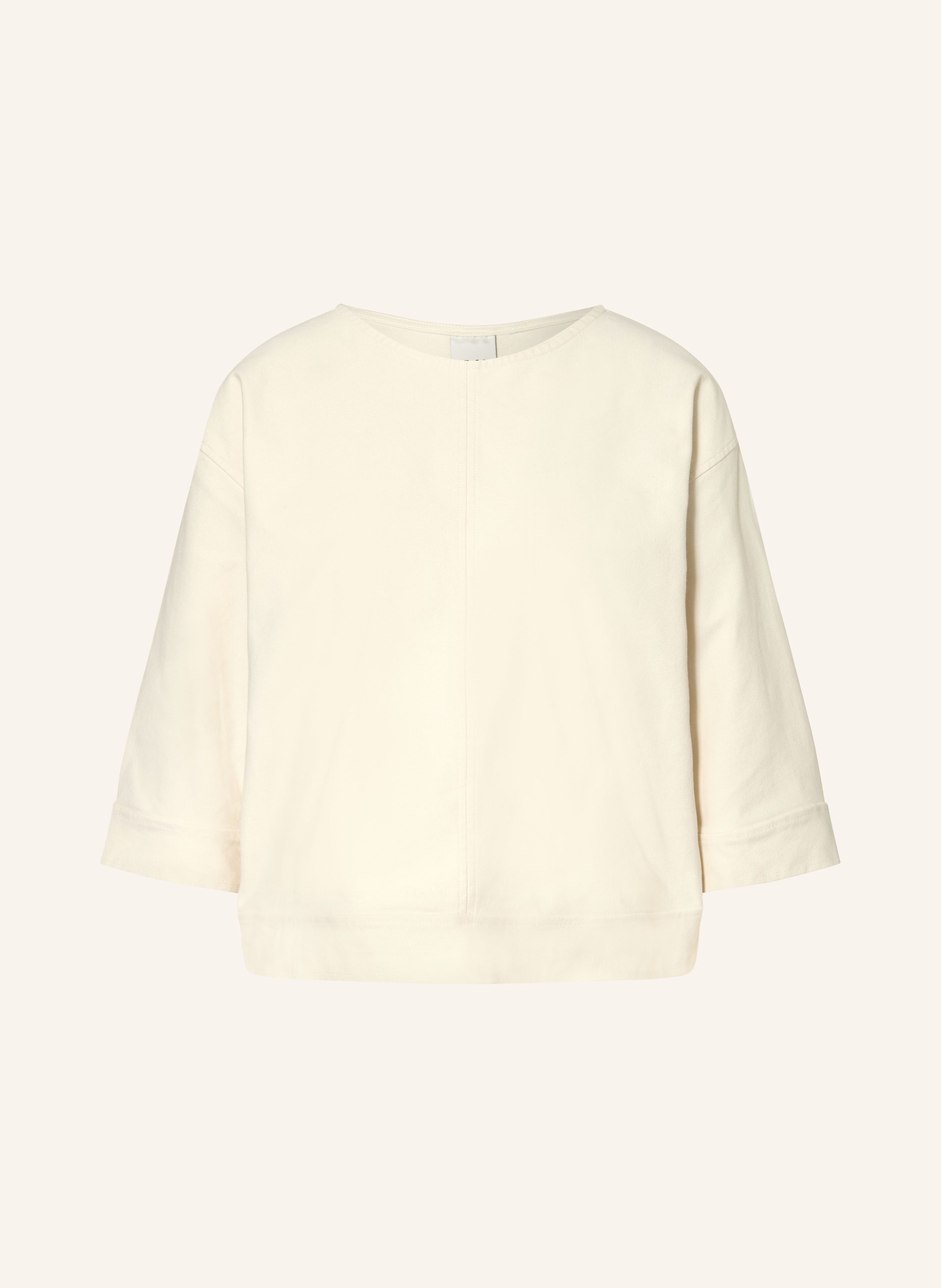 Ichi Blusenshirt Ihkate In Jeansoptik Mit 3/4-Arm beige