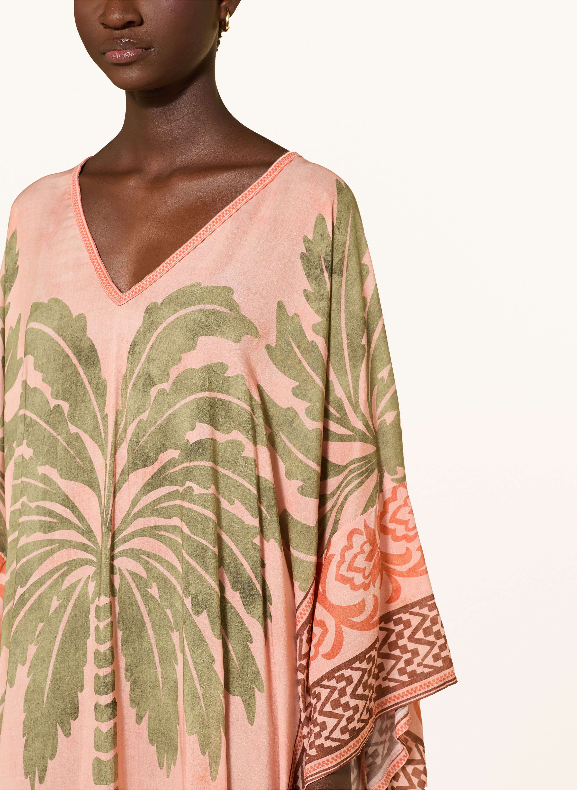 Thumbnail - Miss June Kaftan Rhoda orange