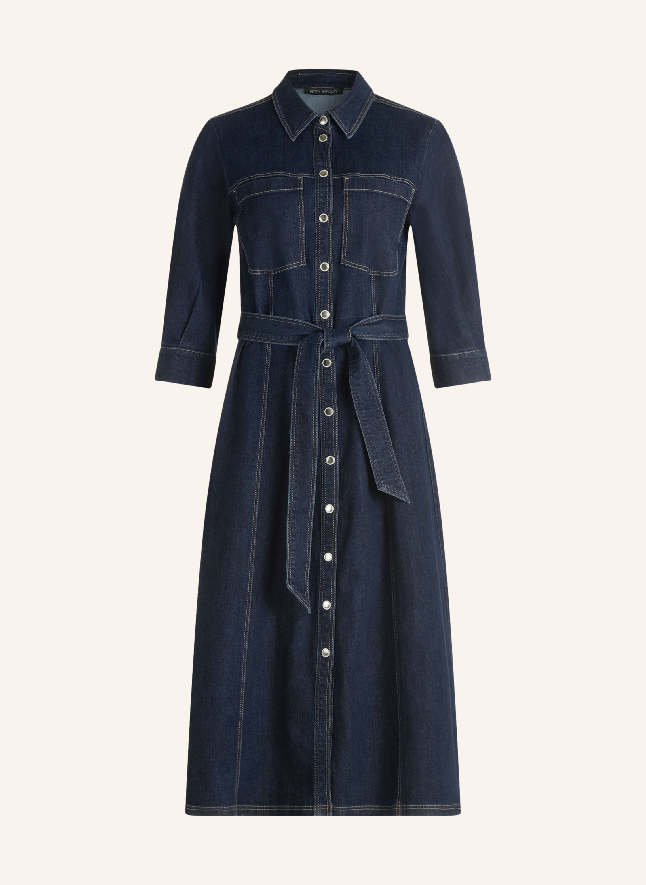 Betty Barclay Jeanskleid Mit 3/4-Arm blau