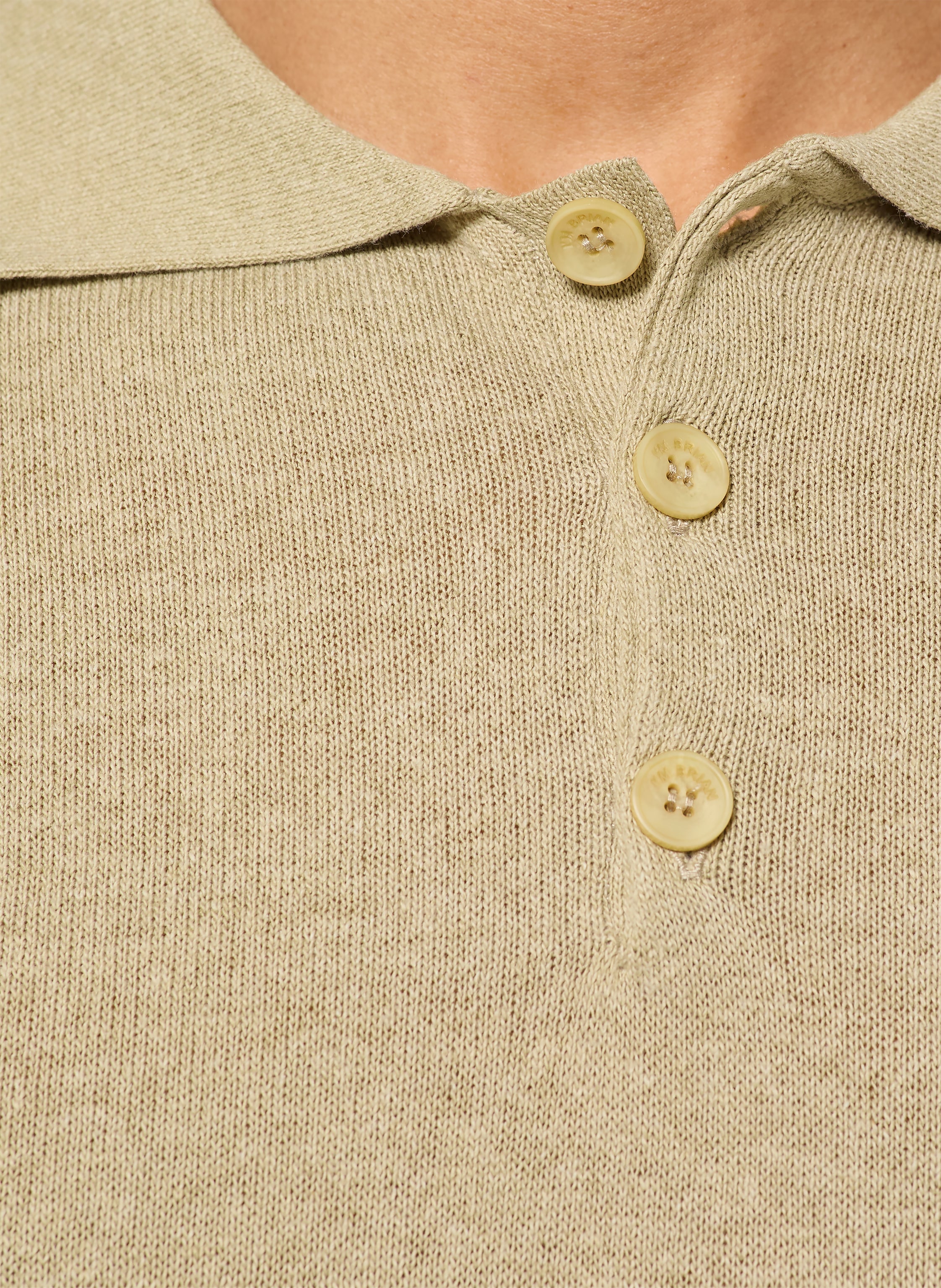 Thumbnail - I'm Brian Strick-Poloshirt beige
