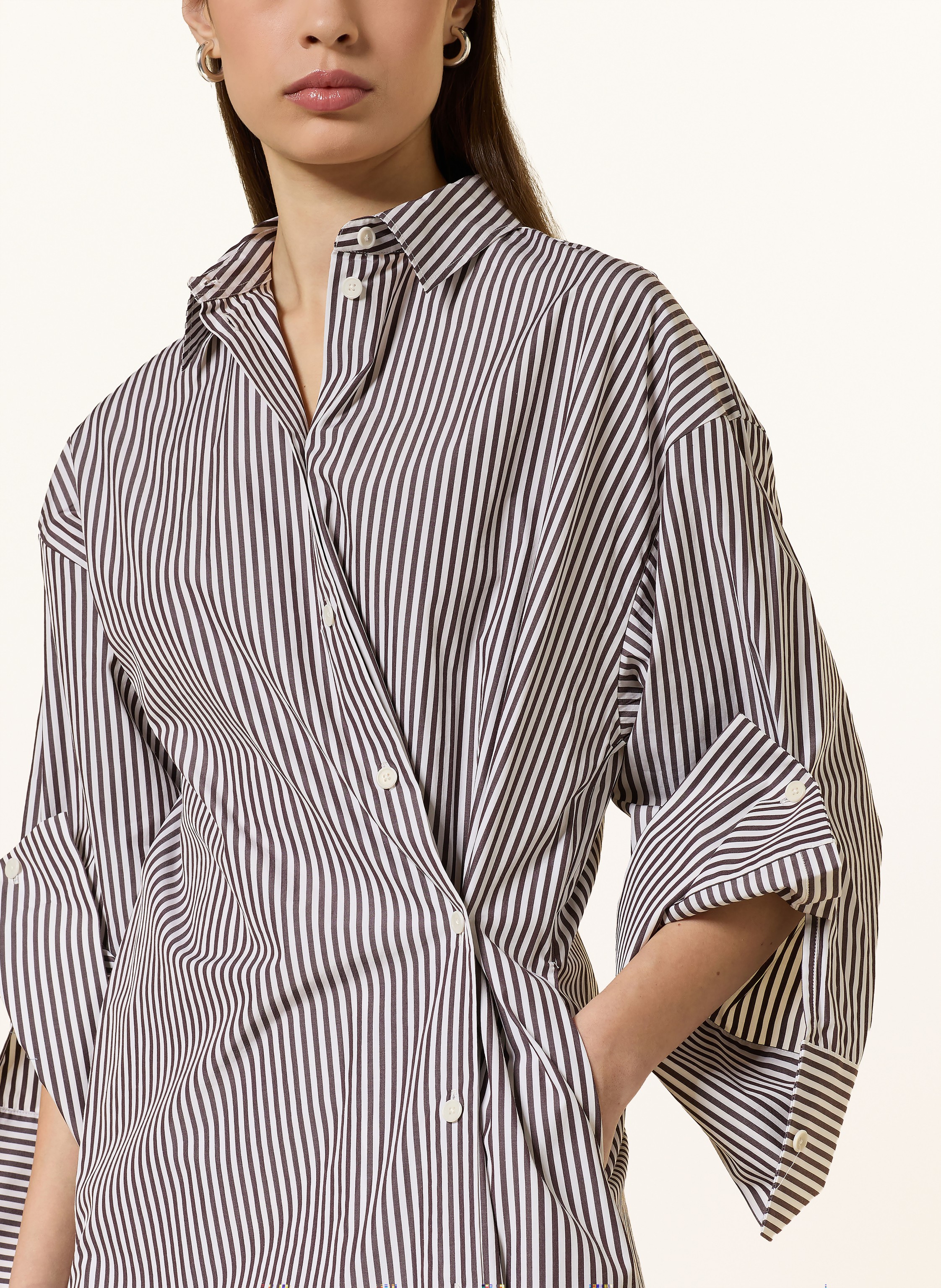 Thumbnail - Windsor. Hemdblusenkleid braun