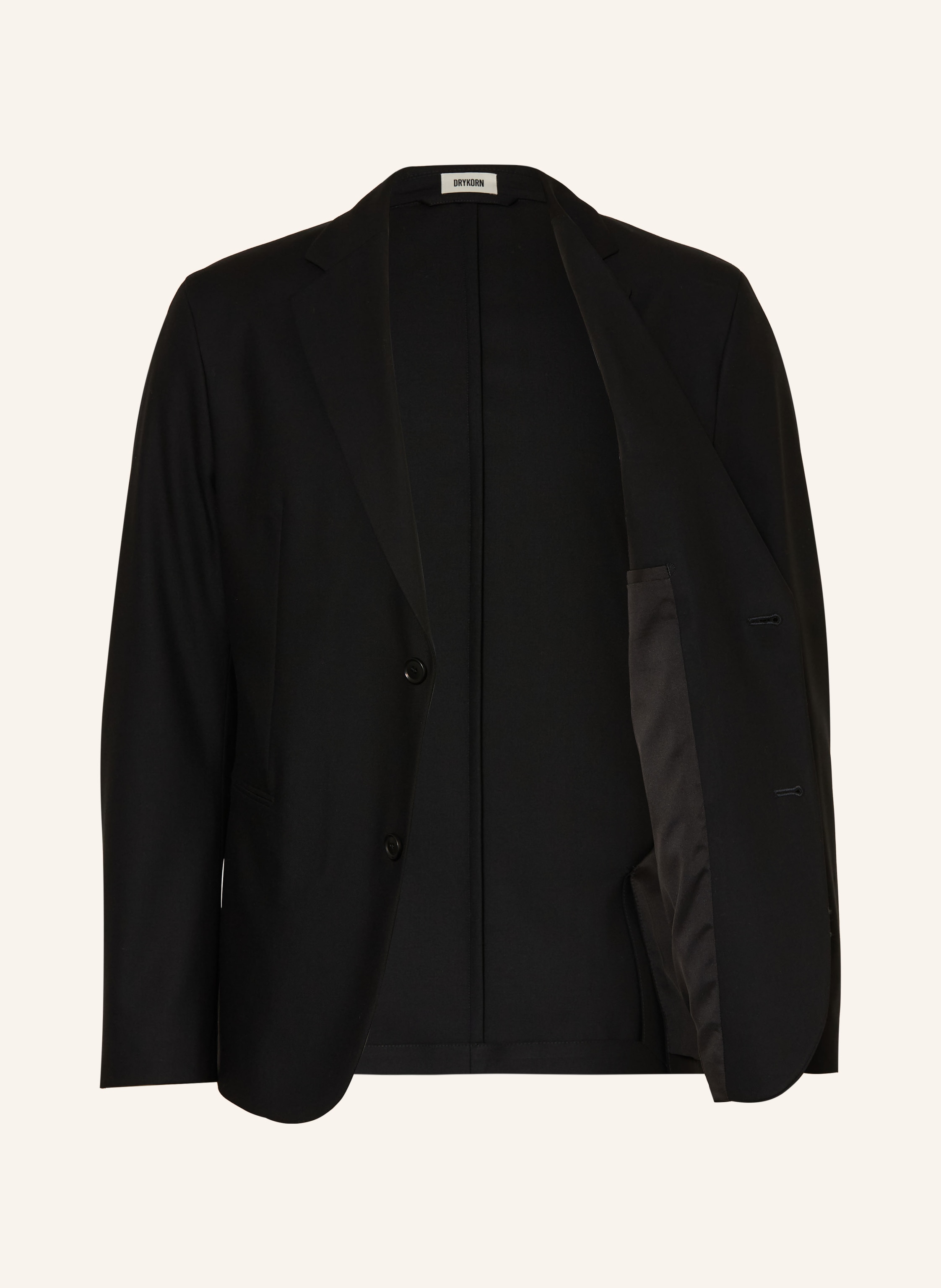 Thumbnail - Drykorn Anzugsakko Catory Regular Fit schwarz