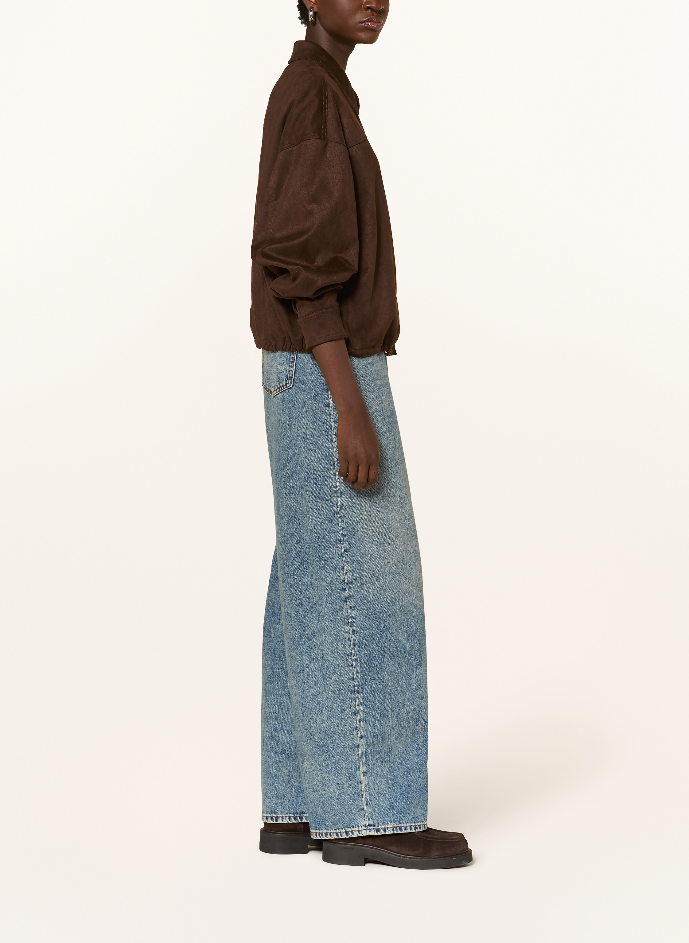 Thumbnail - Nine:Inthe:Morning Wide Leg Jeans Gea blau