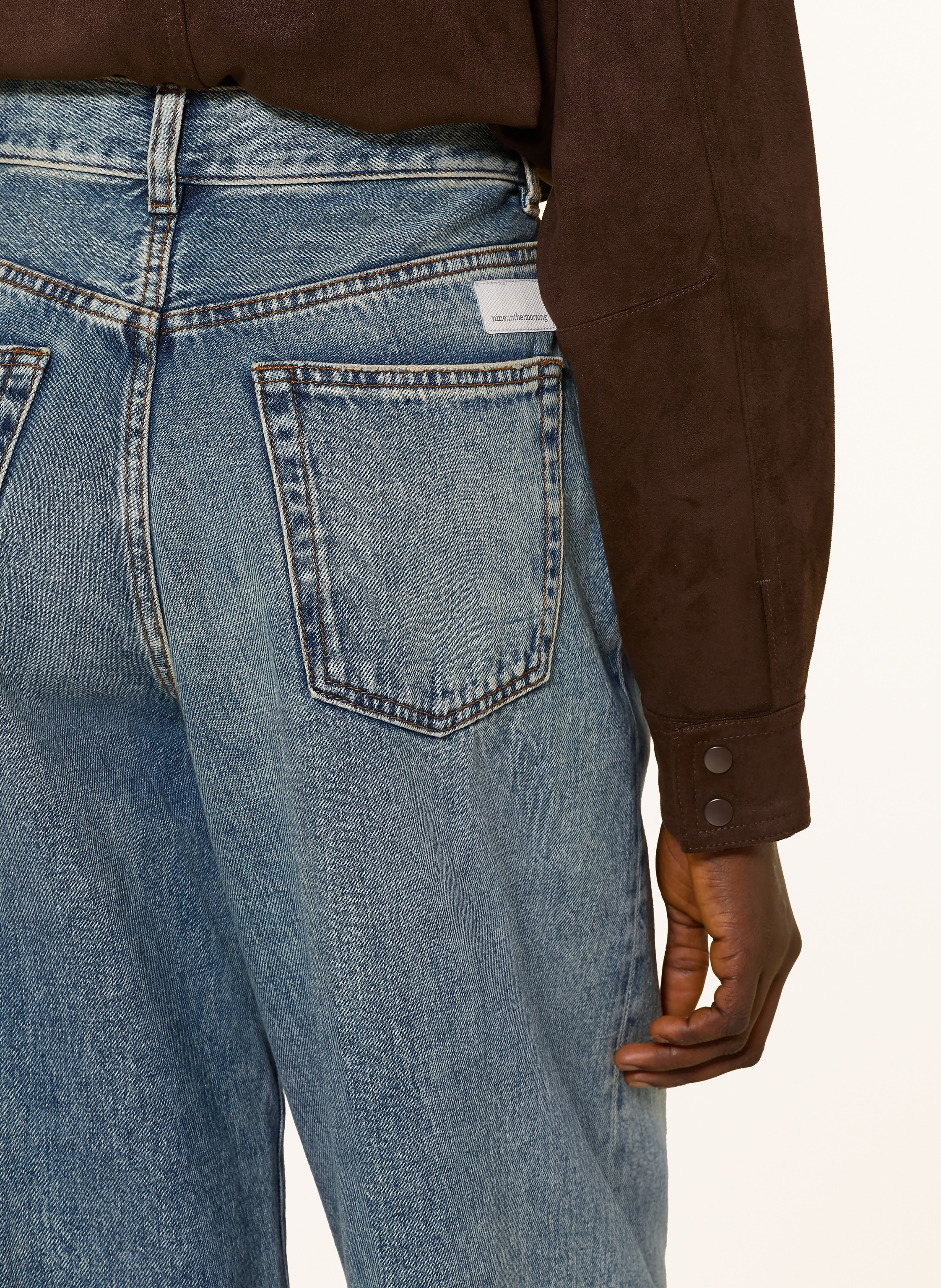 Thumbnail - Nine:Inthe:Morning Wide Leg Jeans Gea blau