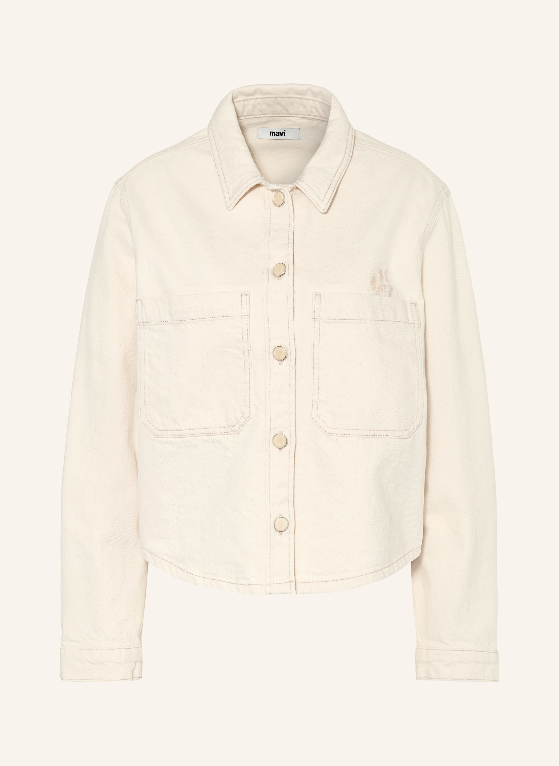 Mavi Jeansjacke Paola beige