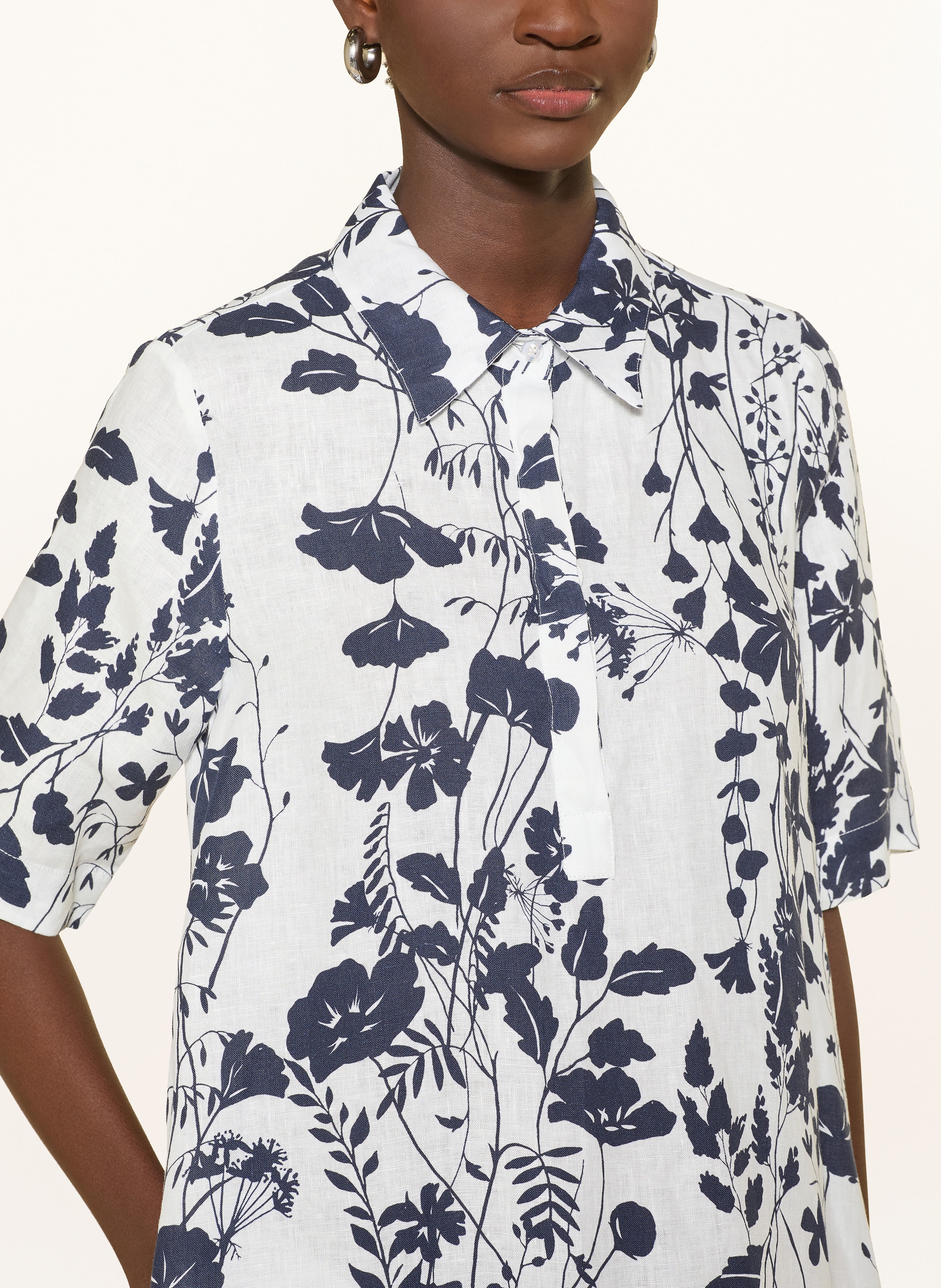 Thumbnail - Backstage Leinenkleid Allesia blau