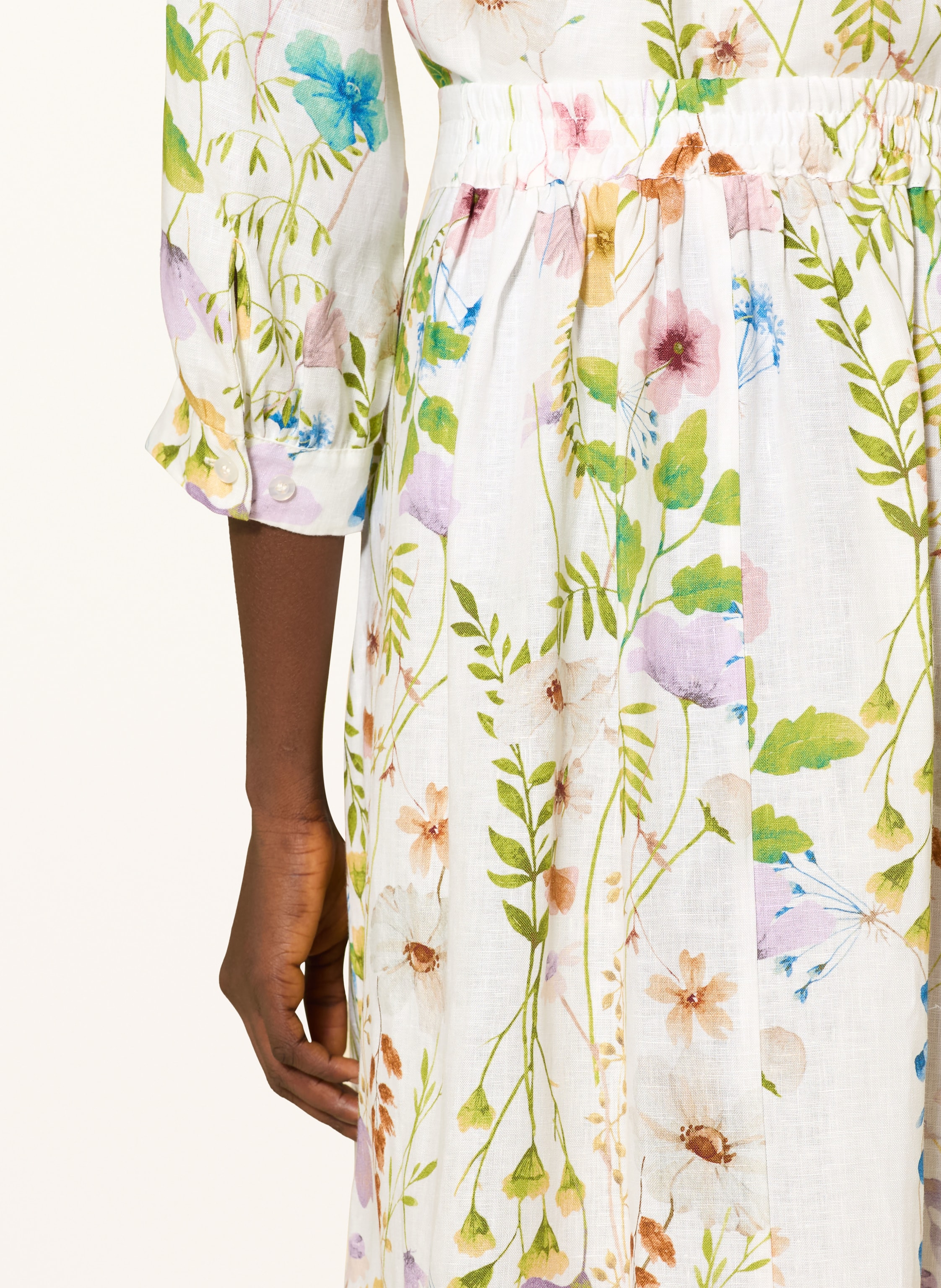 Thumbnail - Backstage Leinenrock Lina weiss