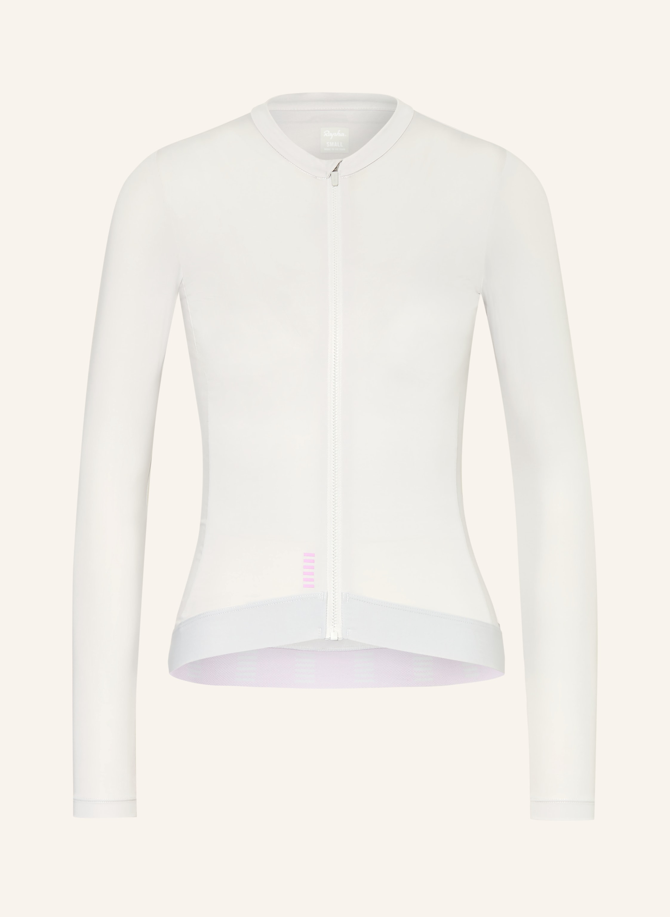 Rapha Radtrikot Pro Team Long Sleeve Lightweight Jersey silber