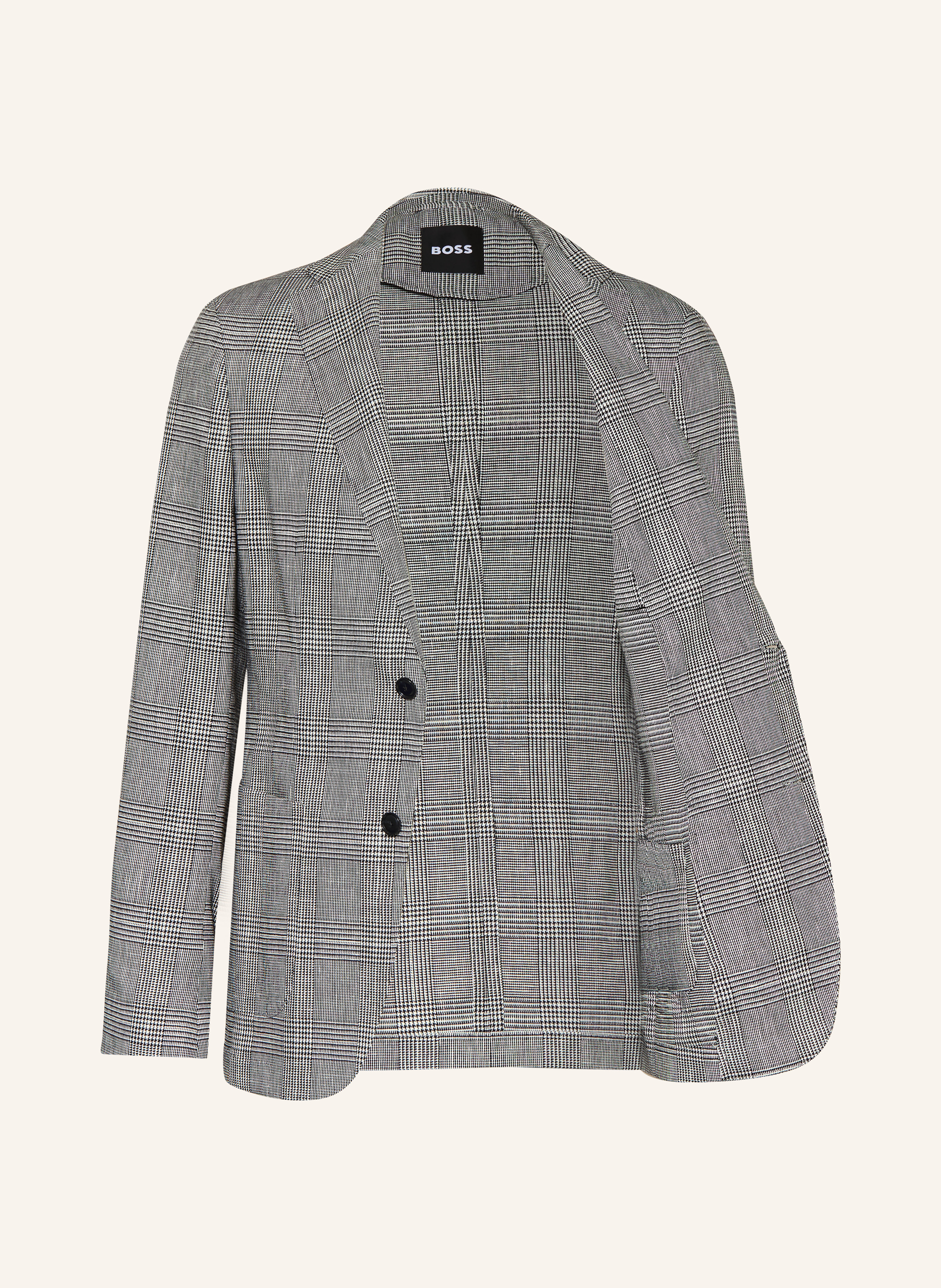 Thumbnail - Boss Sakko Hanry Slim Fit Mit Leinen schwarz