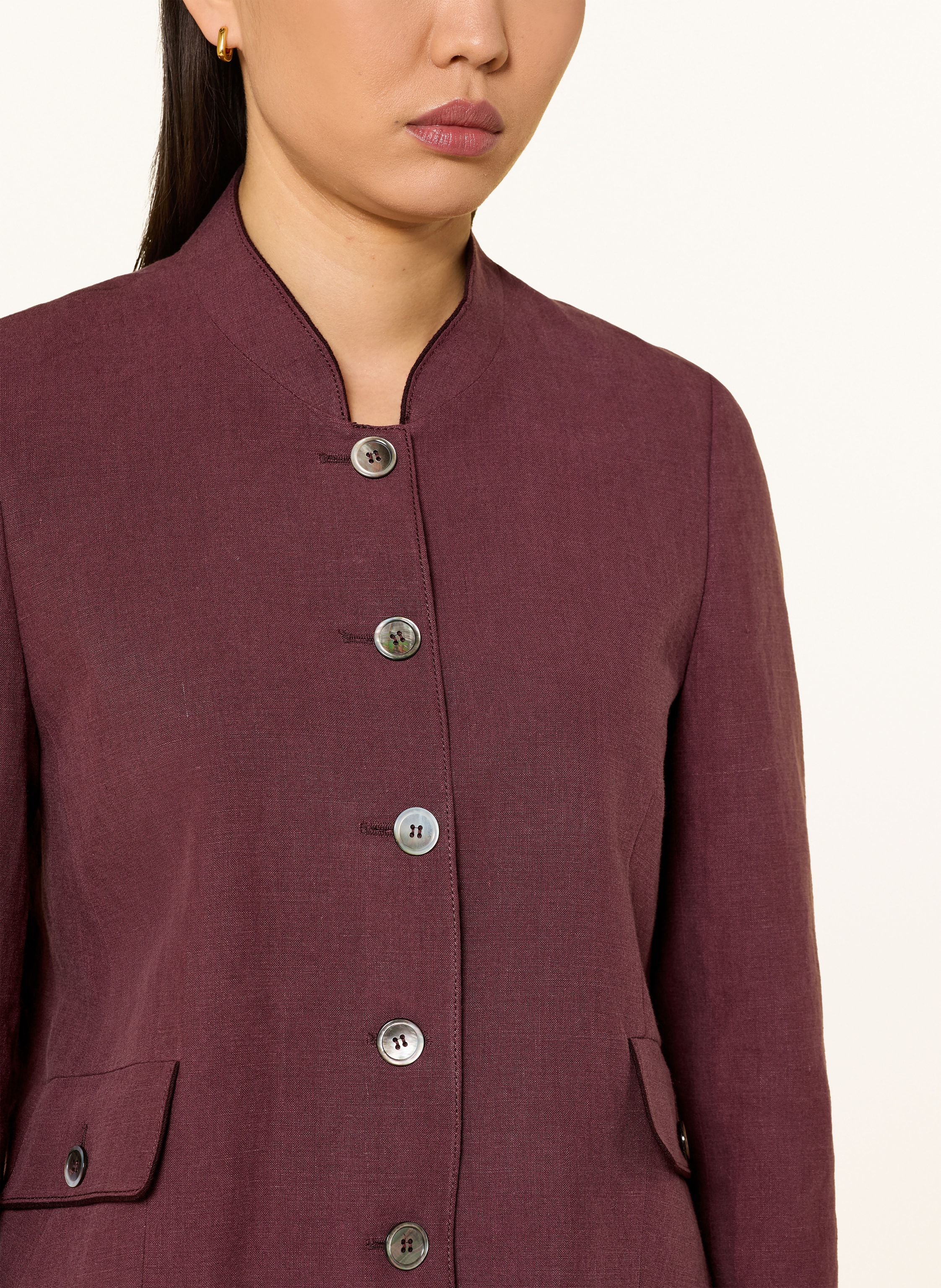 Thumbnail - Grasegger Janker Silke Aus Leinen rot