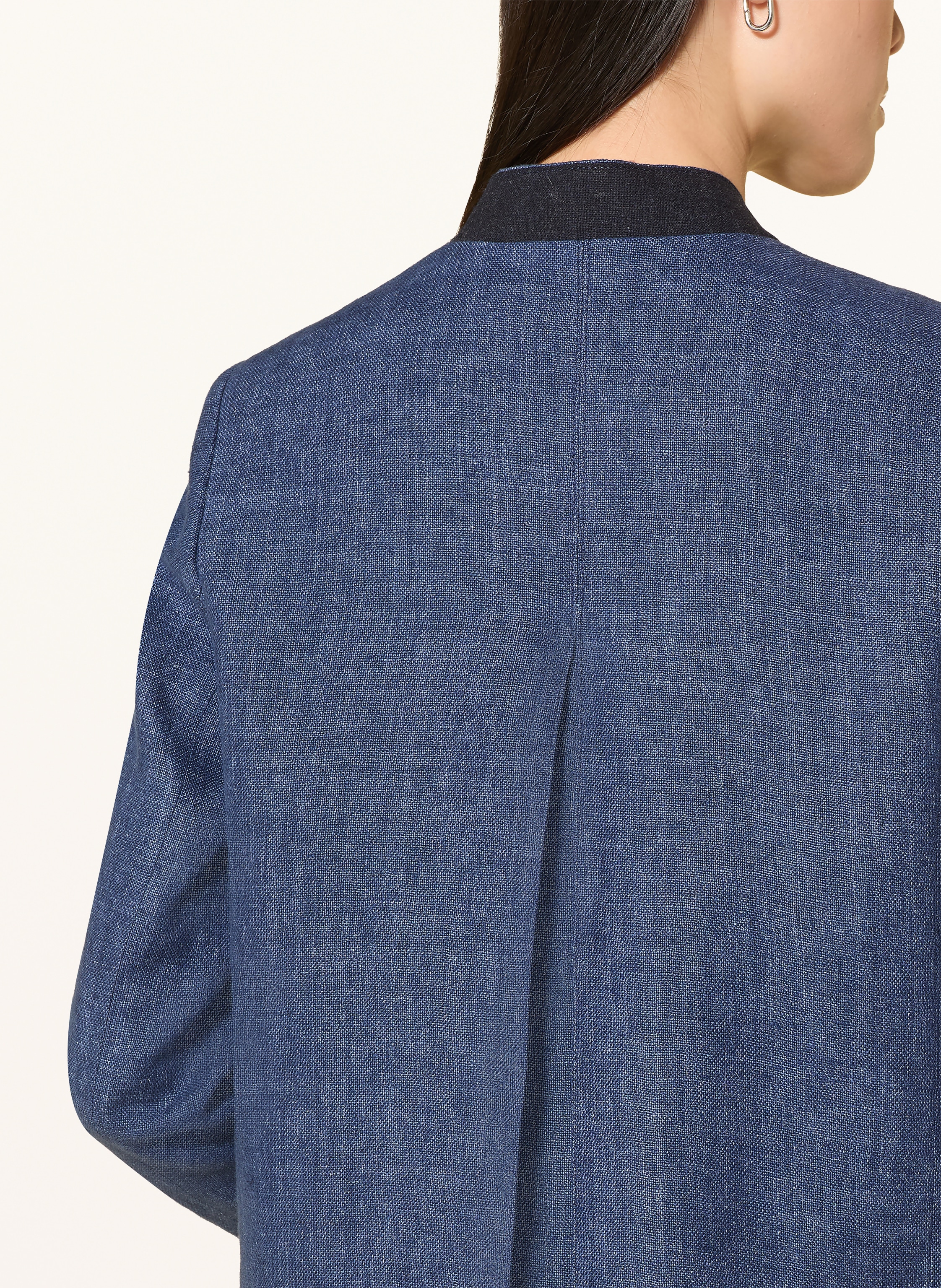 Thumbnail - Grasegger Kastenjacke Silke Aus Leinen blau