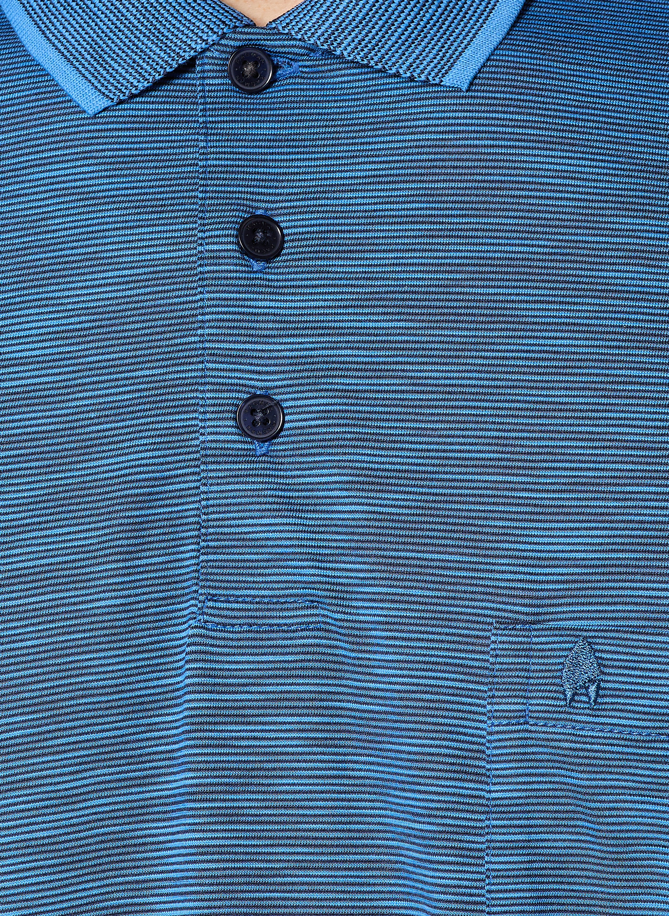 Thumbnail - Ragman Jersey-Poloshirt blau