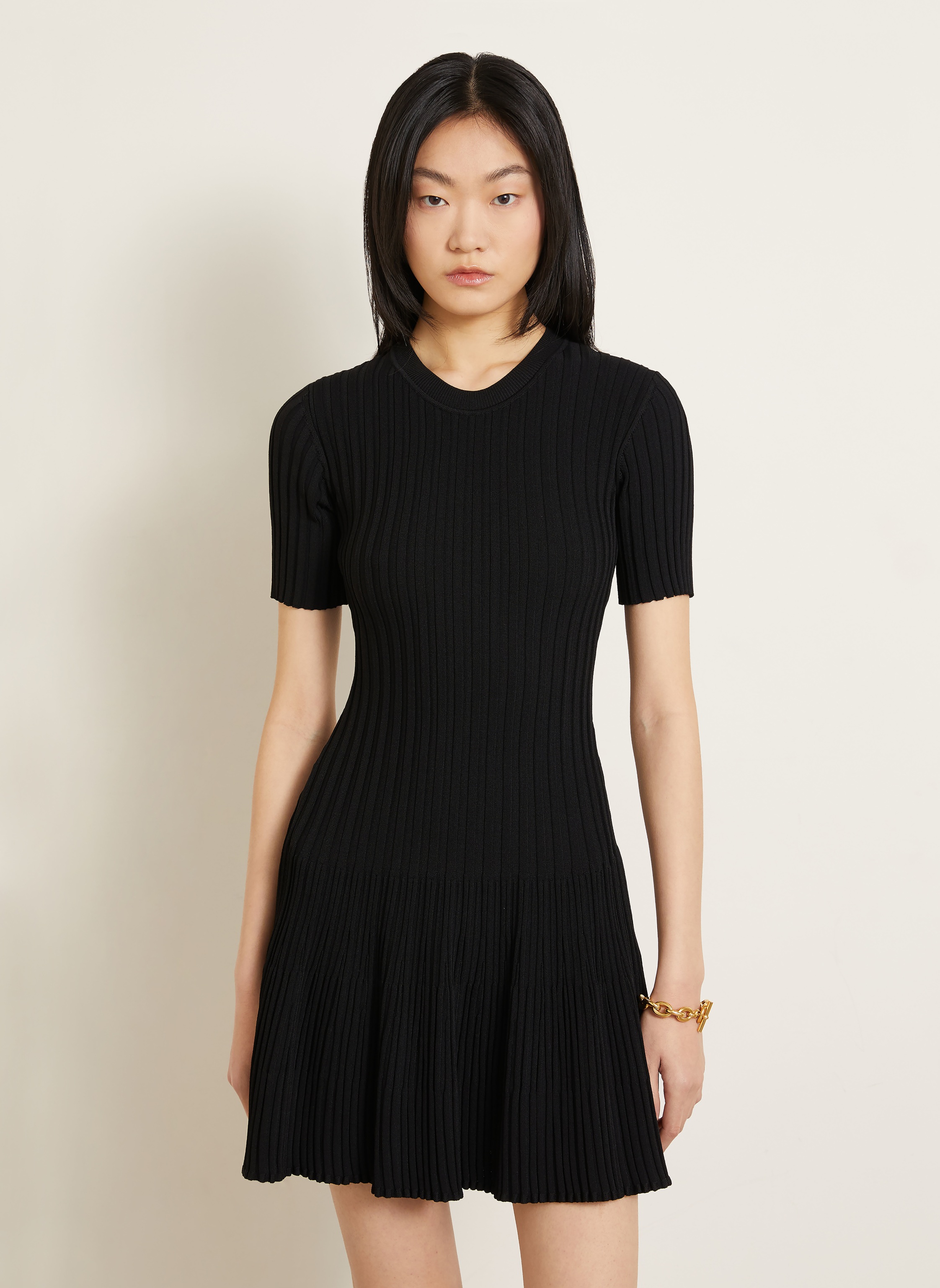 Thumbnail - Ami Paris Strickkleid schwarz