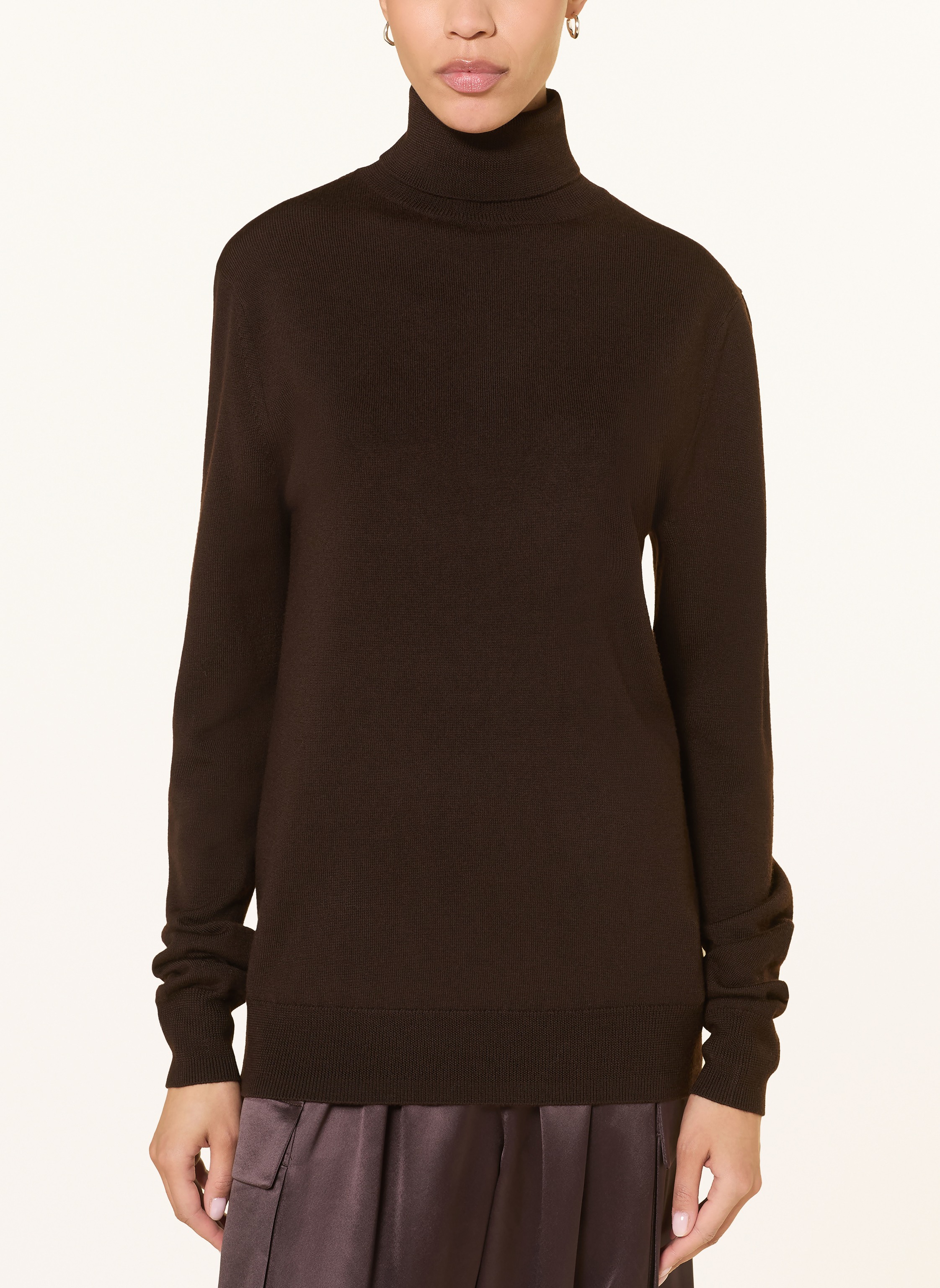 Thumbnail - The Frankie Shop Rollkragenpullover Eve braun