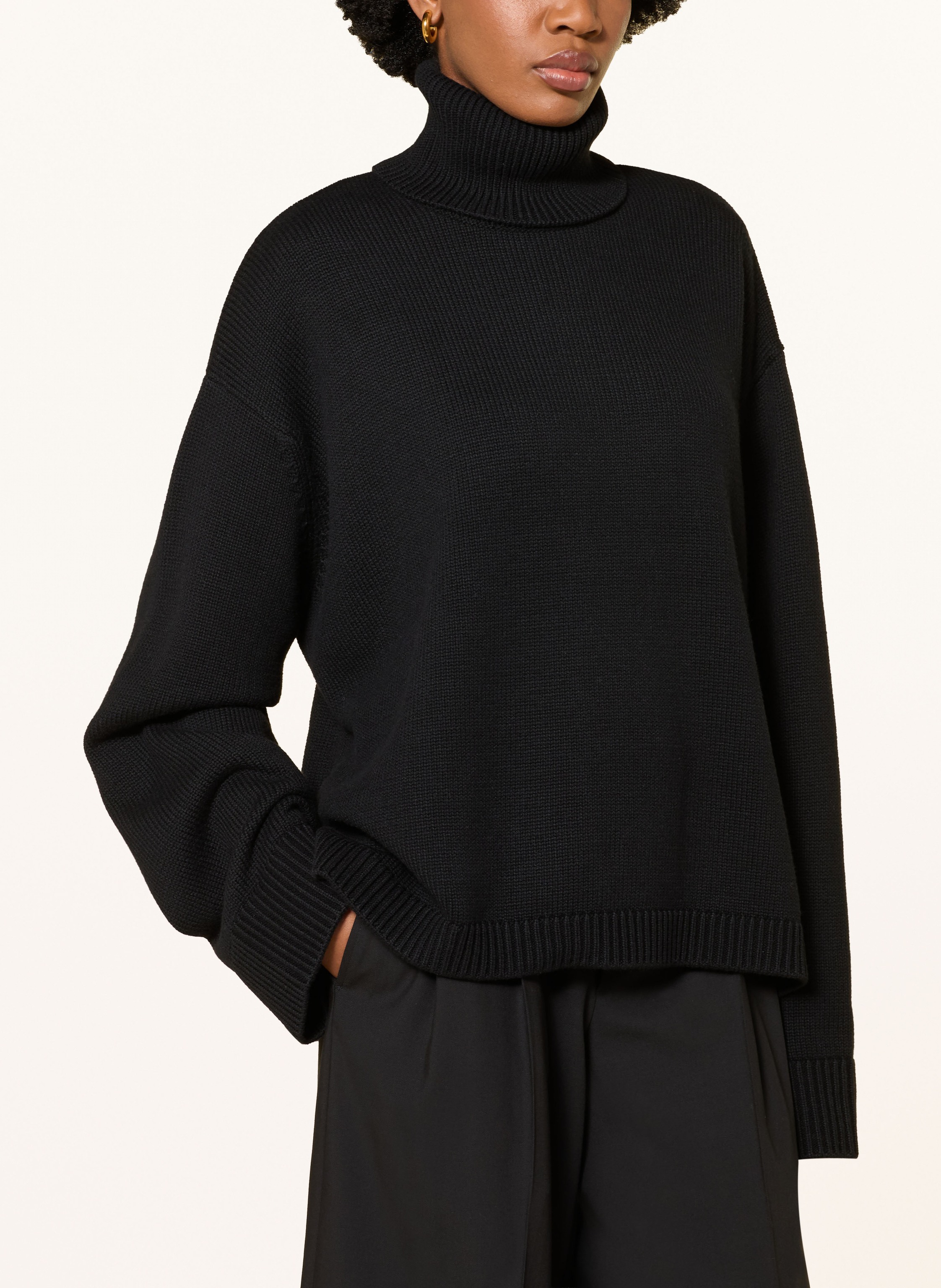 Thumbnail - The Frankie Shop Rollkragenpullover Rhea schwarz