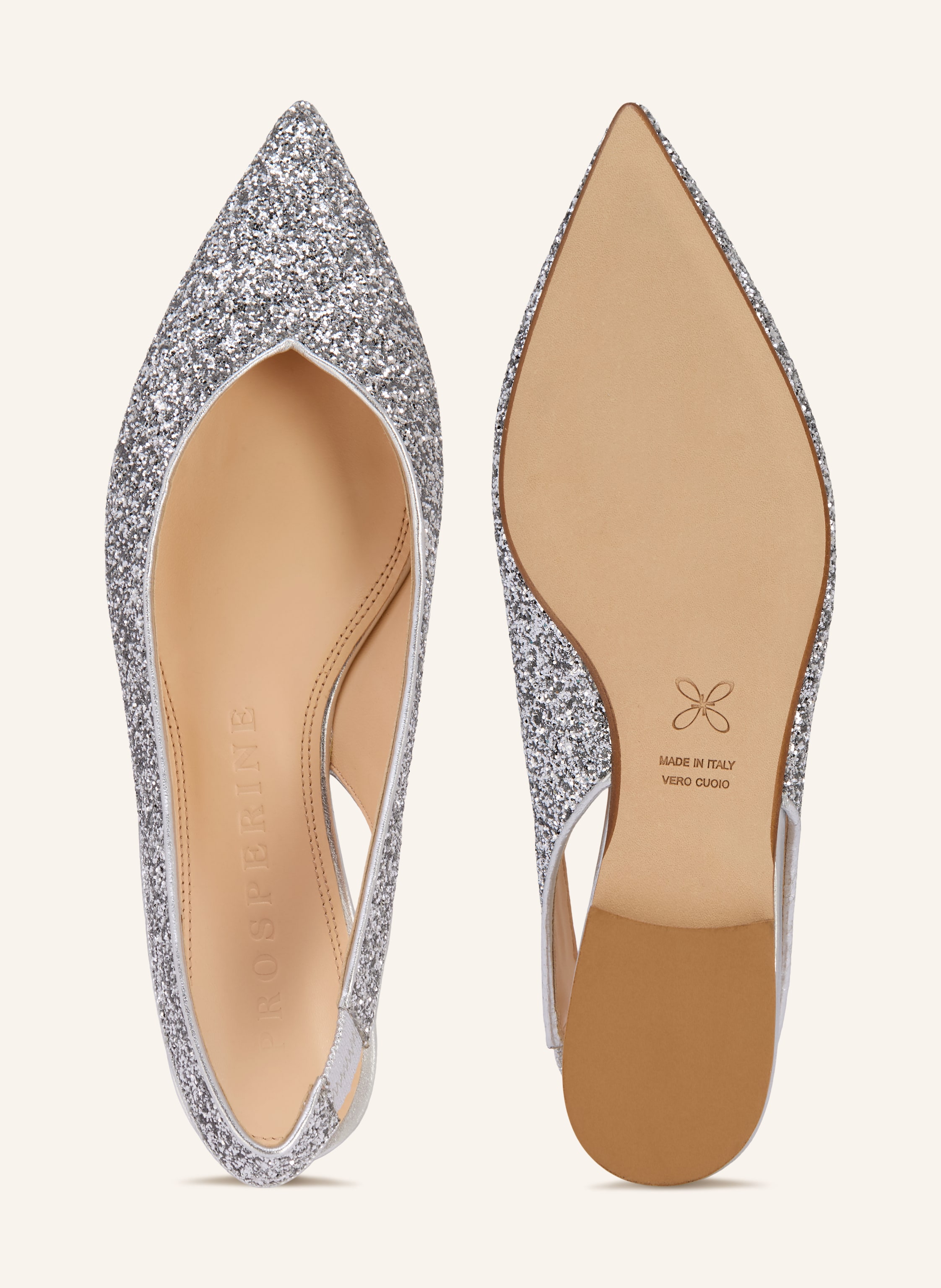 Thumbnail - Prosperine Slingballerinas silber