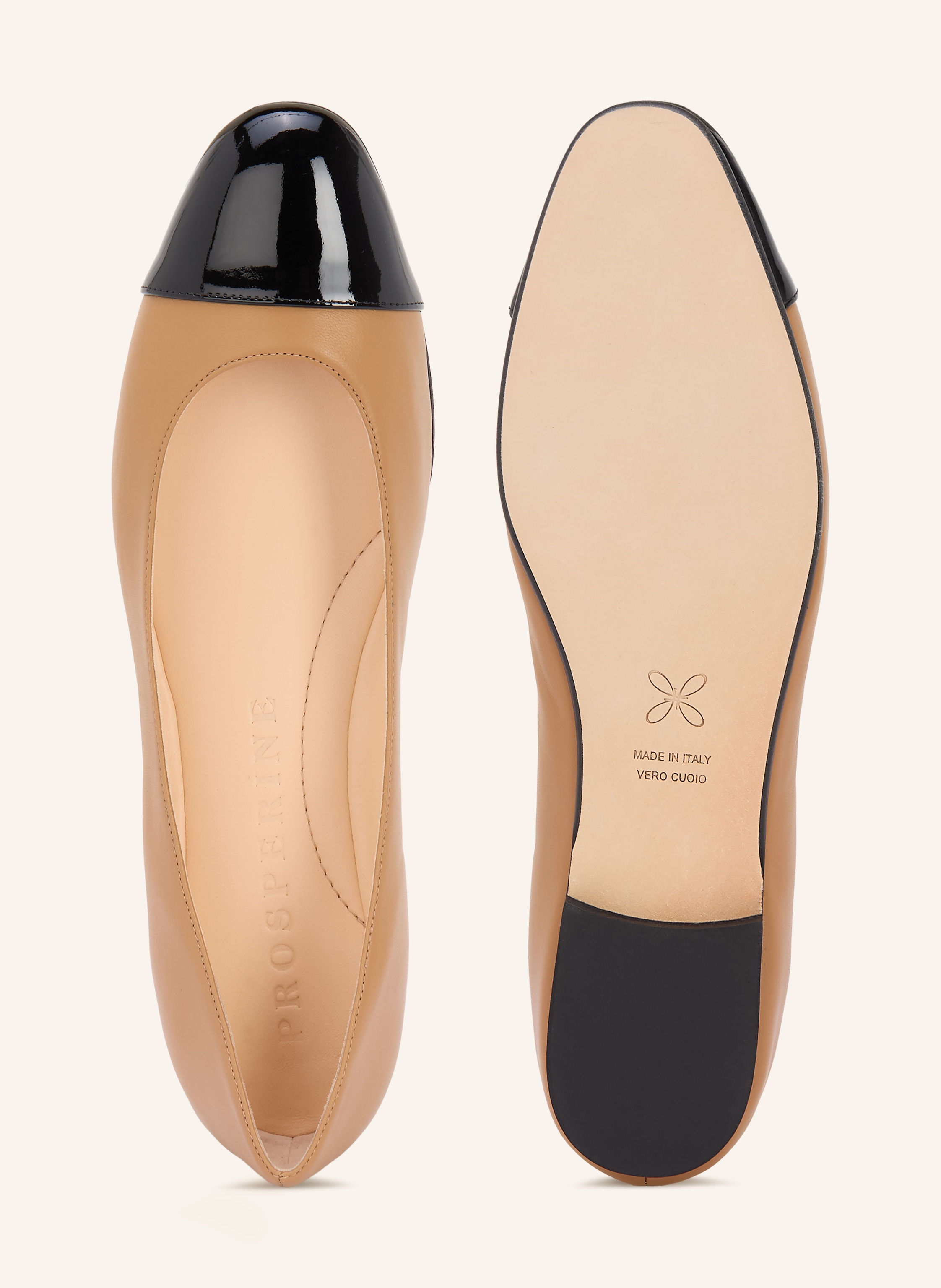 Thumbnail - Prosperine Ballerinas beige