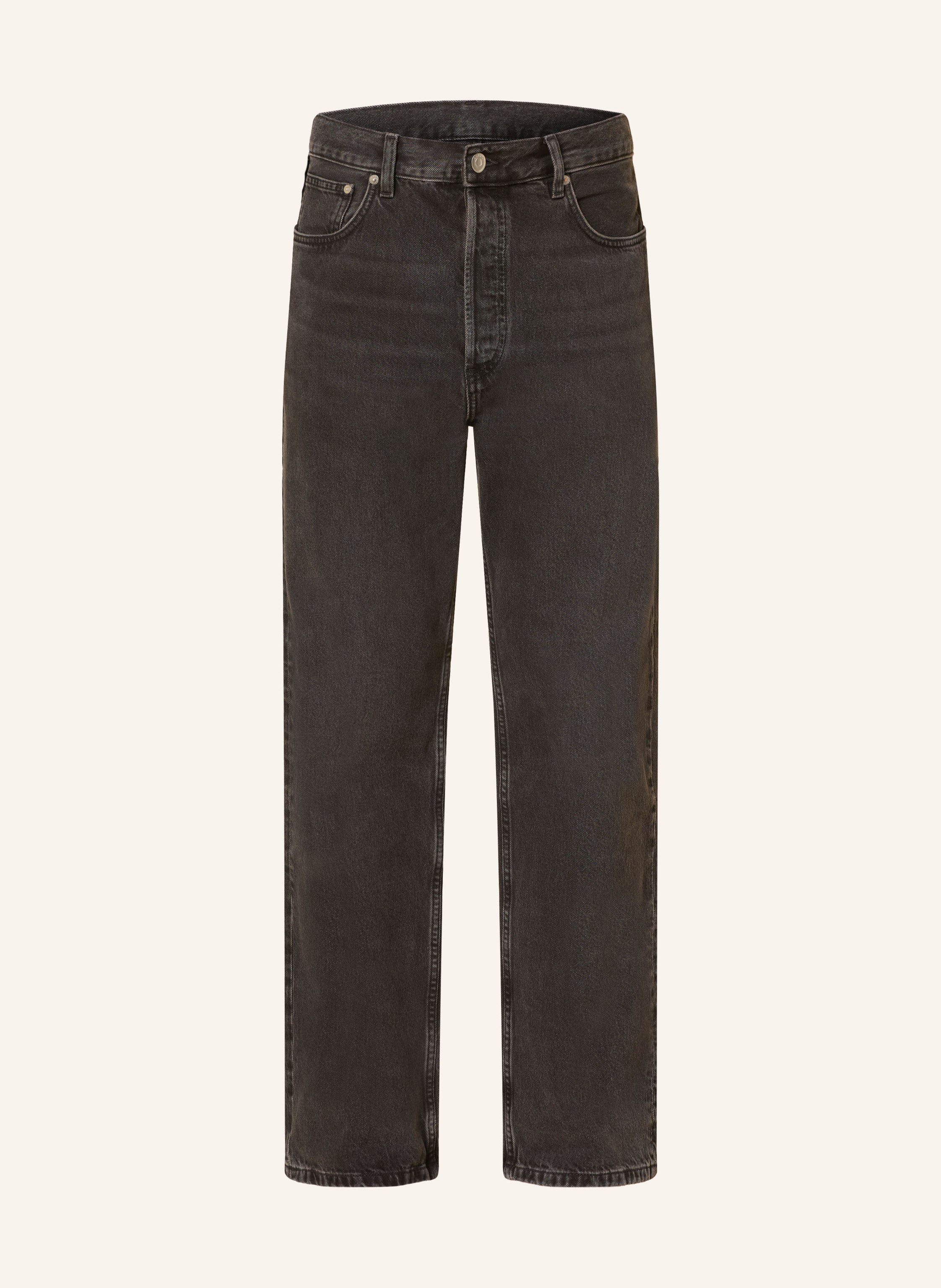 Arket Jeans Regular Fit schwarz