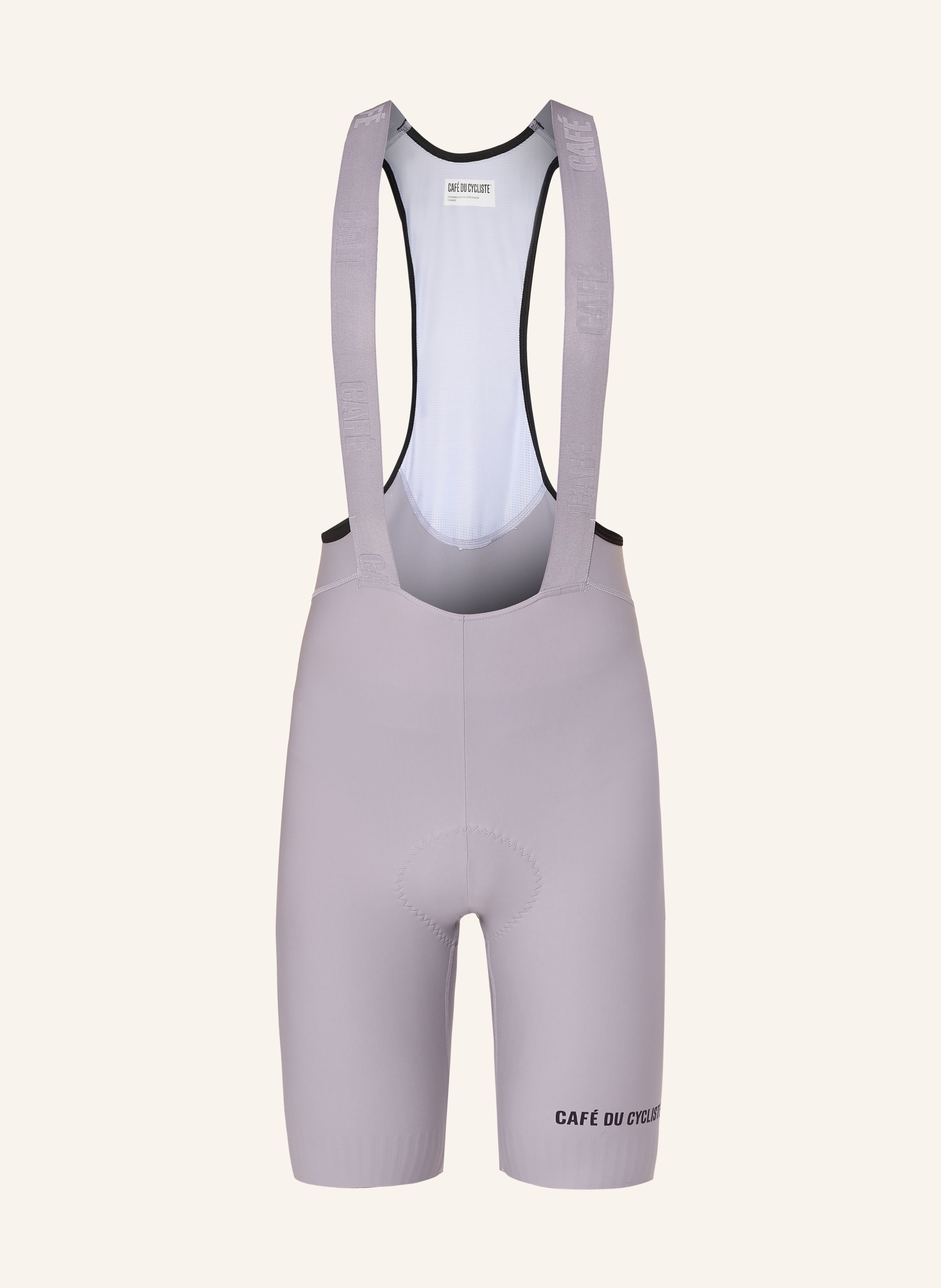 Café Du Cycliste Radhose Mit Trägern Und Gepolstertem Einsatz Marinette grau