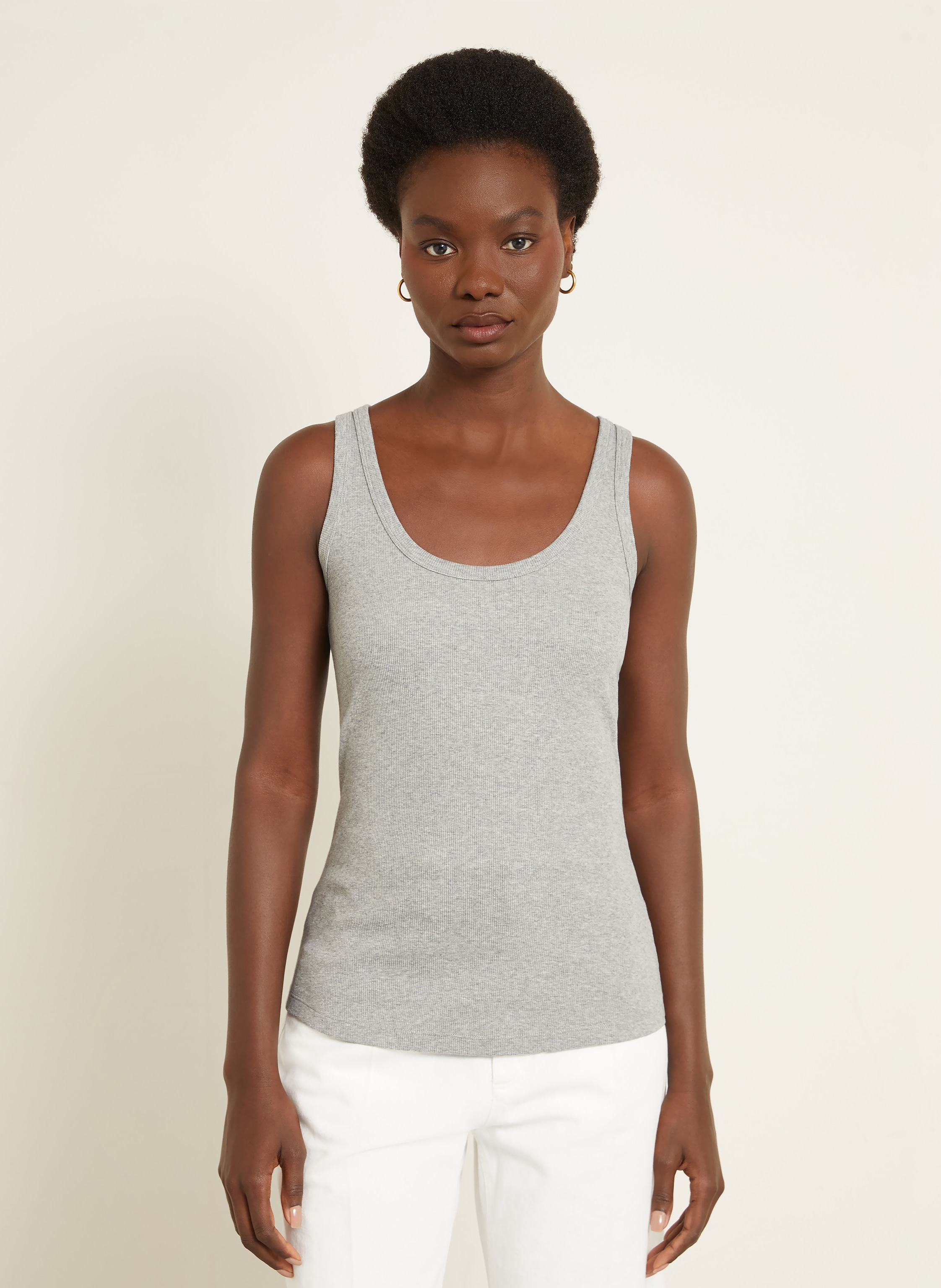 Thumbnail - Iris Von Arnim Top Niva grau