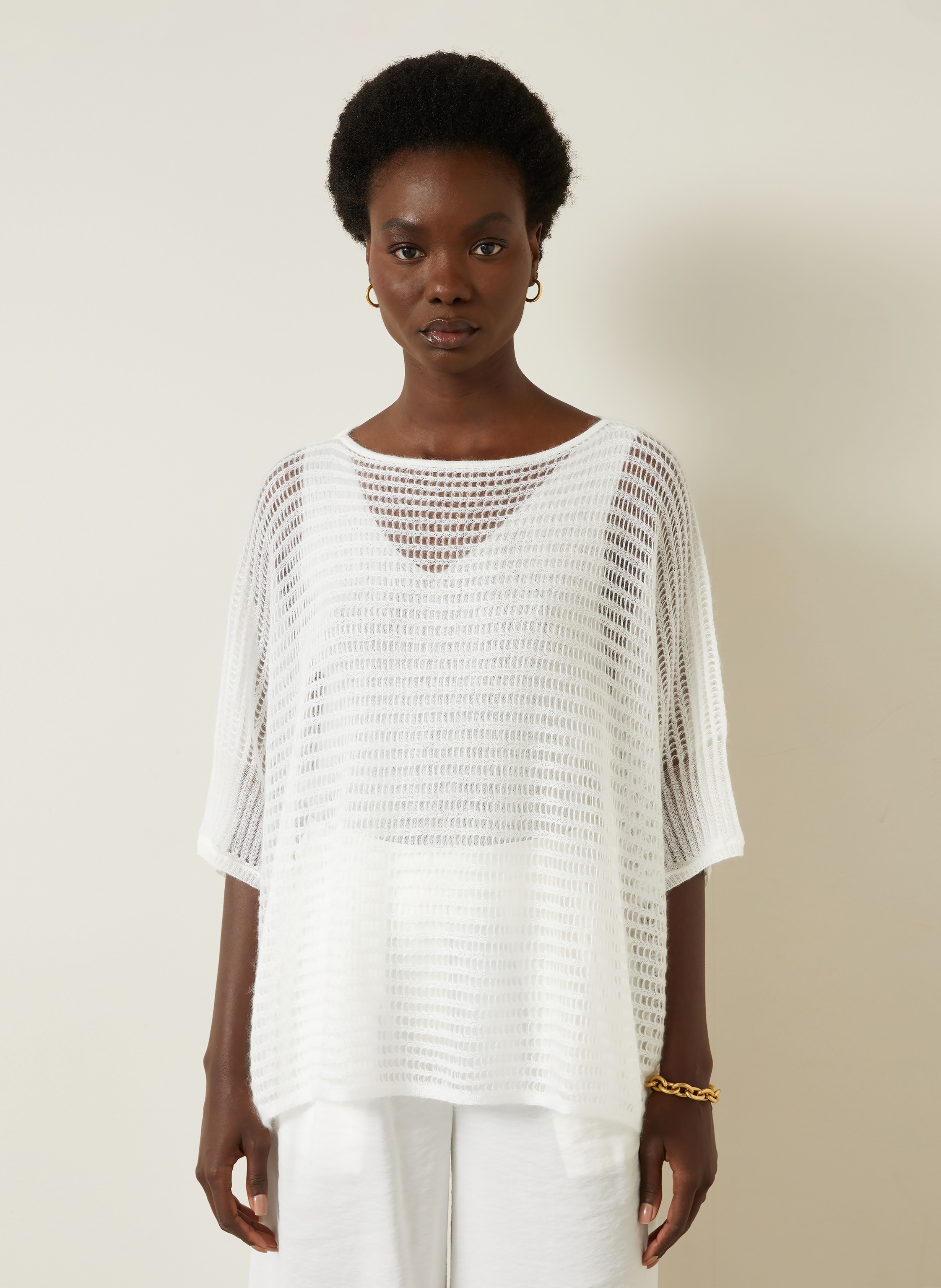 Thumbnail - Iris Von Arnim Strickshirt Mireva weiss