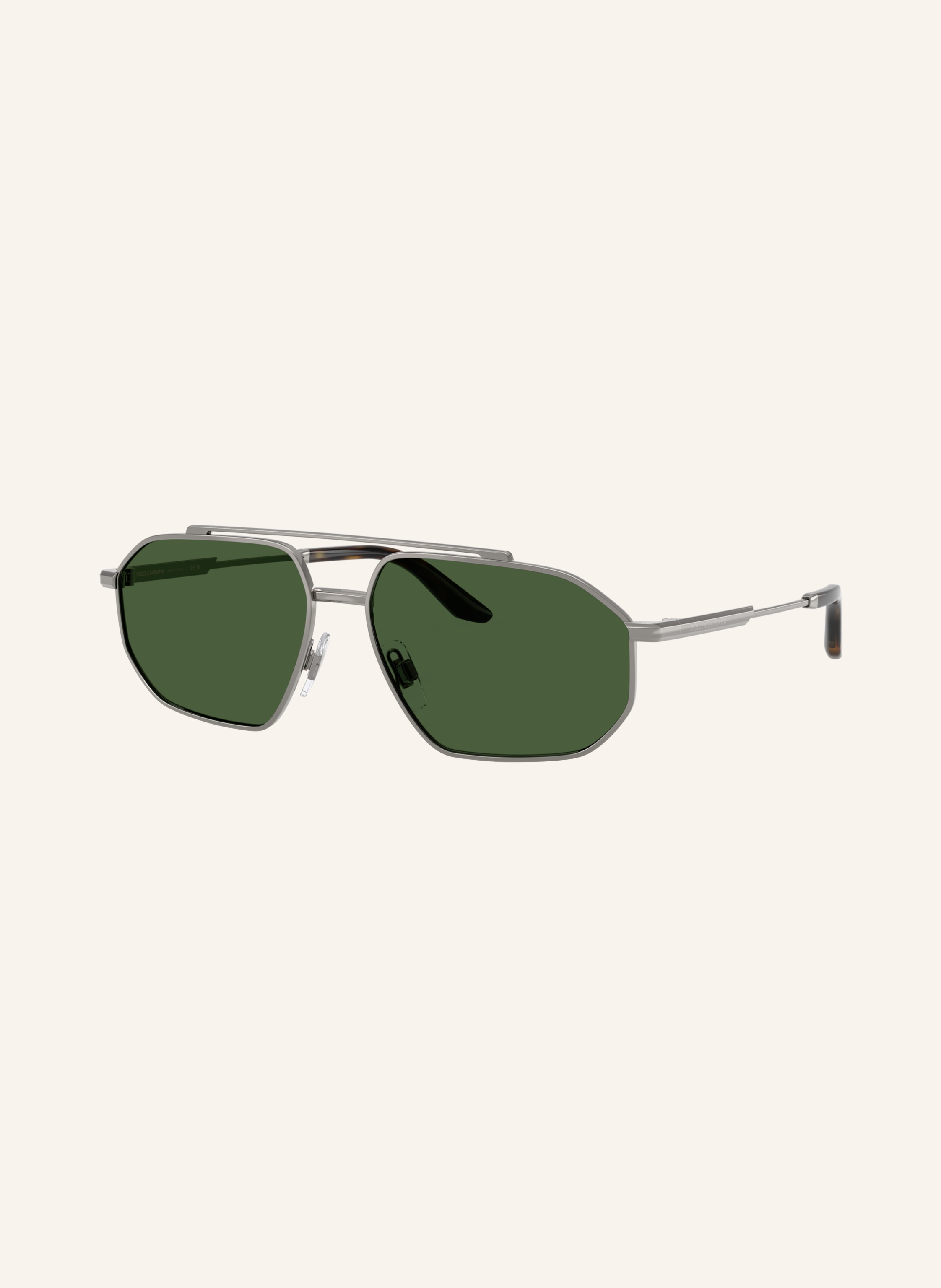 Dolce & Gabbana Dolce & Gabbana Sonnenbrille dg2328 grau in SILBER/ DUNKELGRÜN